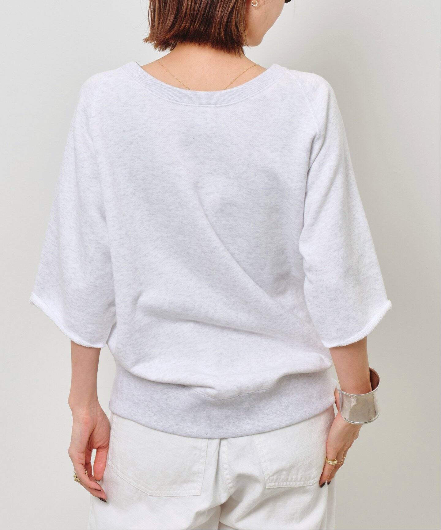 LOOPWHEELER/ループウィラー】 Half Sleeve Sweat（スウェット）｜L  