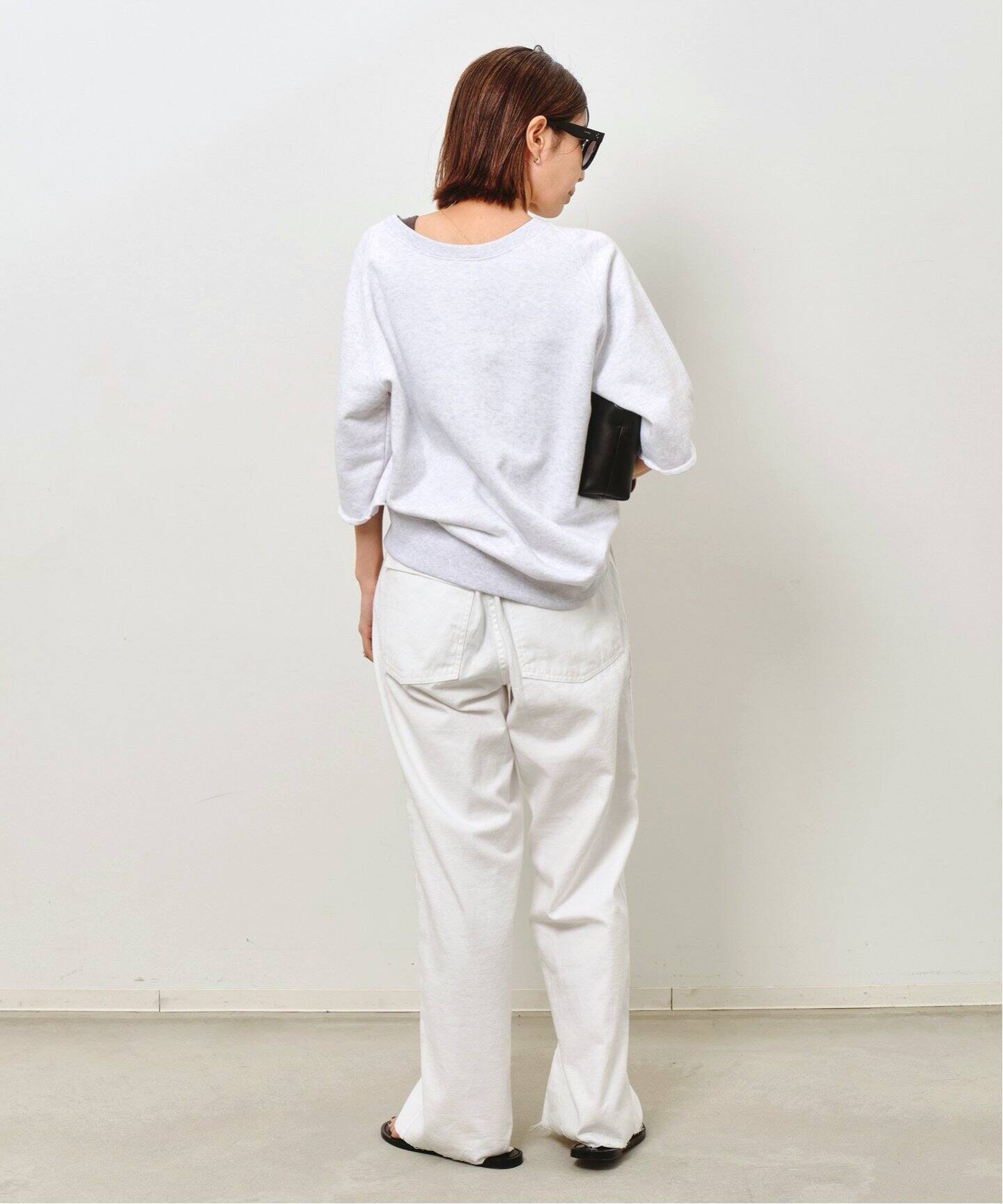 LOOPWHEELER/ループウィラー】 Half Sleeve Sweat（スウェット）｜L  