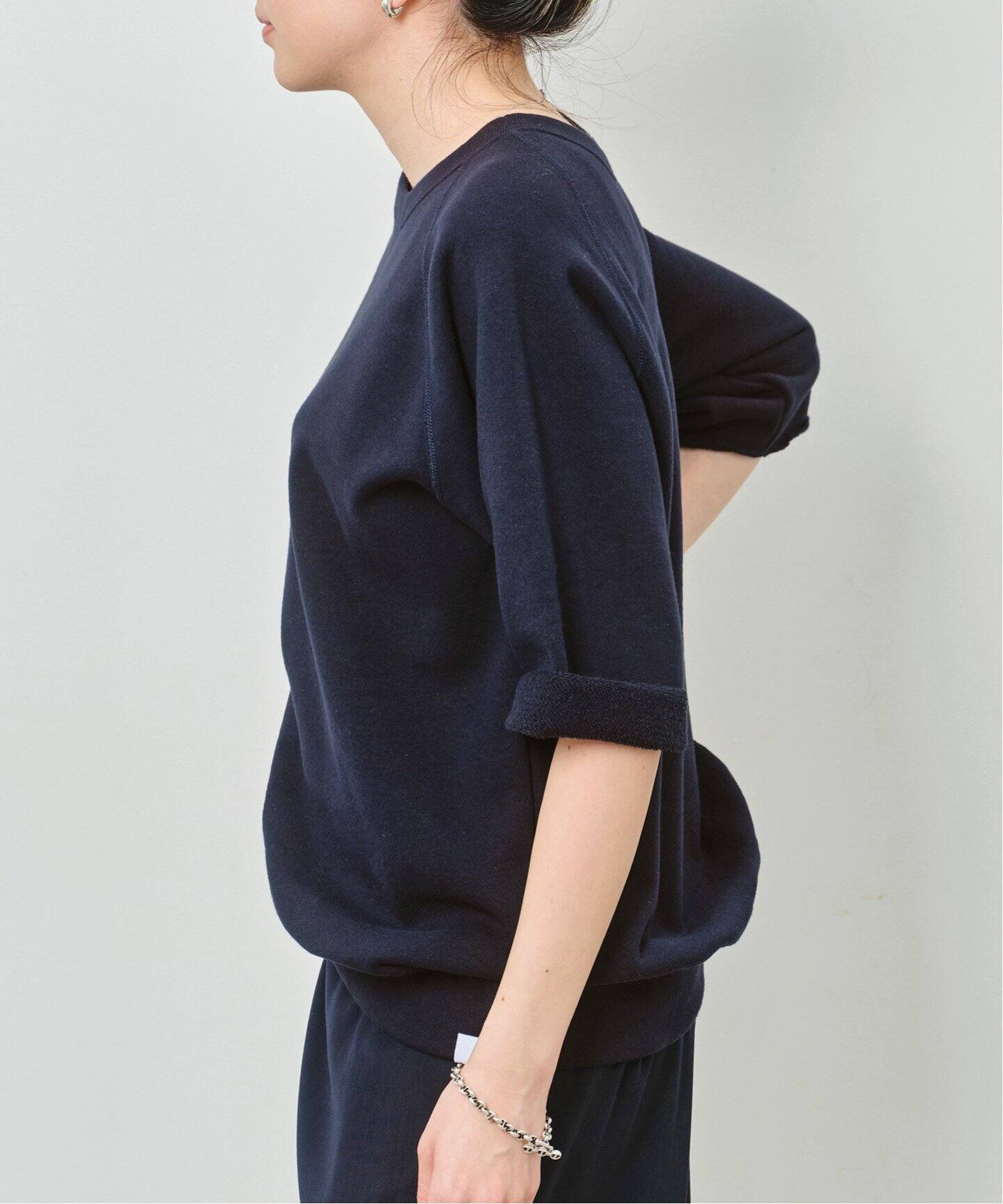 LOOPWHEELER/ループウィラー】 Half Sleeve Sweat（スウェット）｜L  