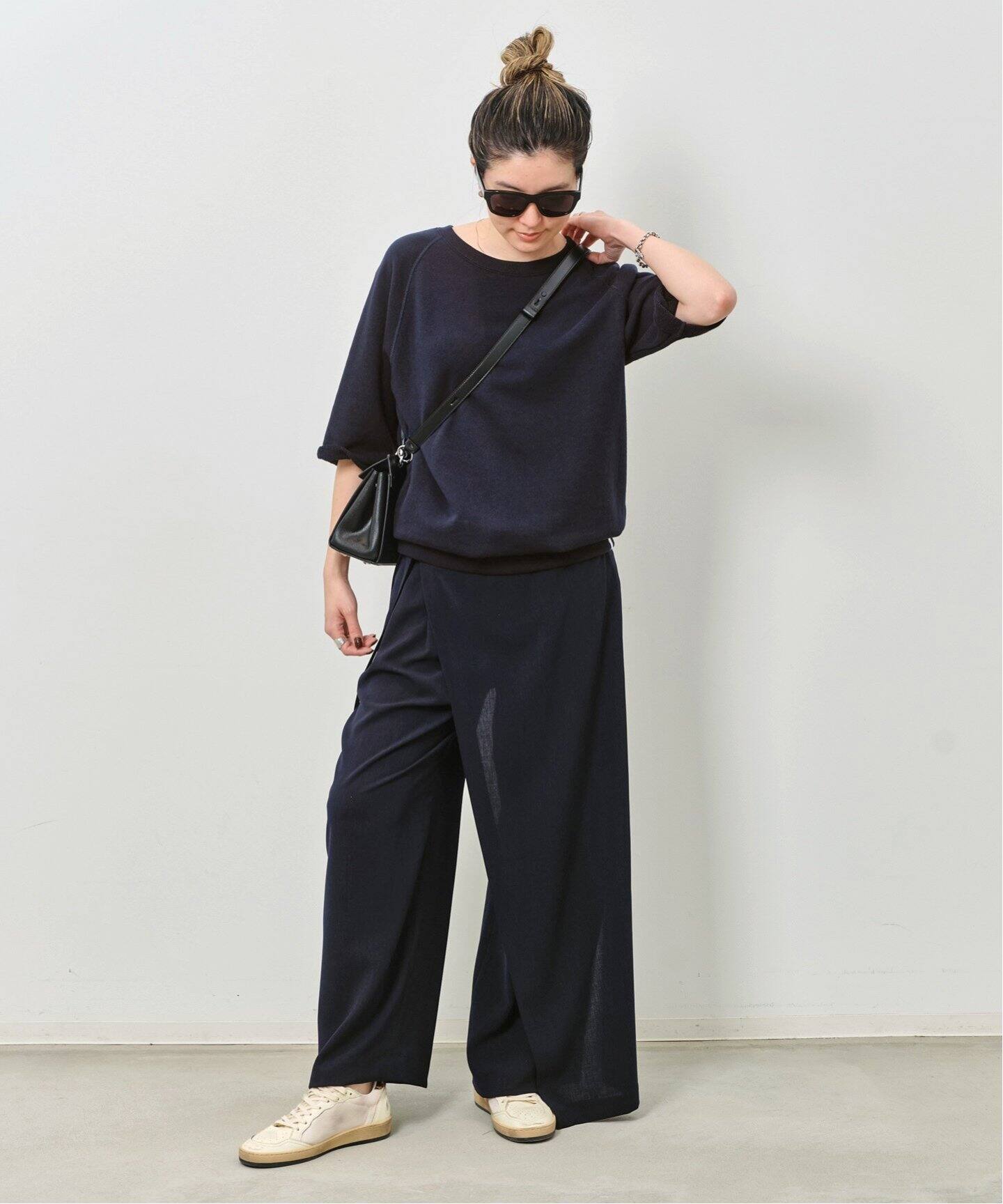 LOOPWHEELER/ループウィラー】 Half Sleeve Sweat（スウェット）｜L  