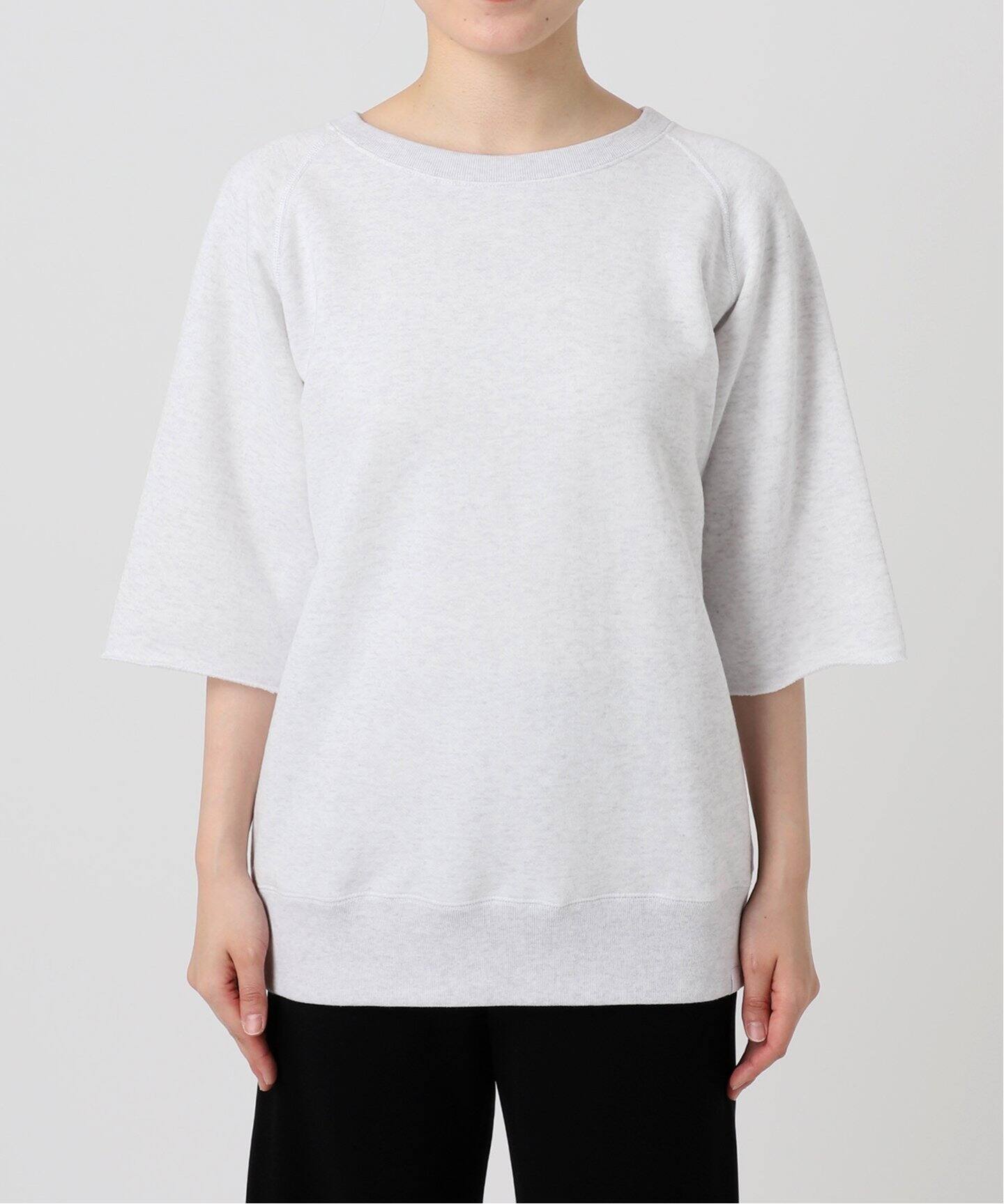 LOOPWHEELER/ループウィラー】 Half Sleeve Sweat（スウェット）｜L 