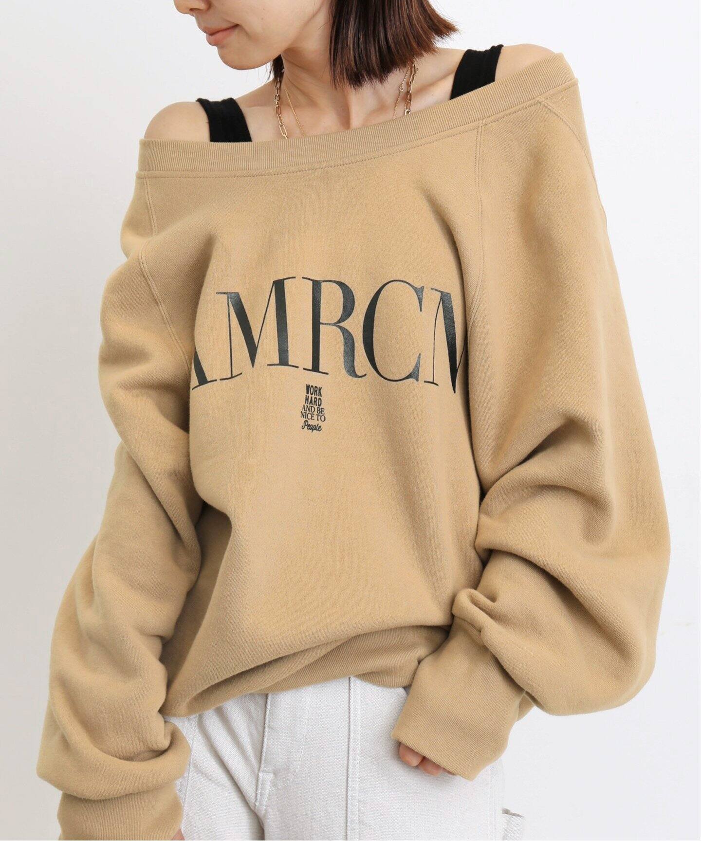 AMERICANA/アメリカーナ】 CREW NECK SWEAT（スウェット）｜L  