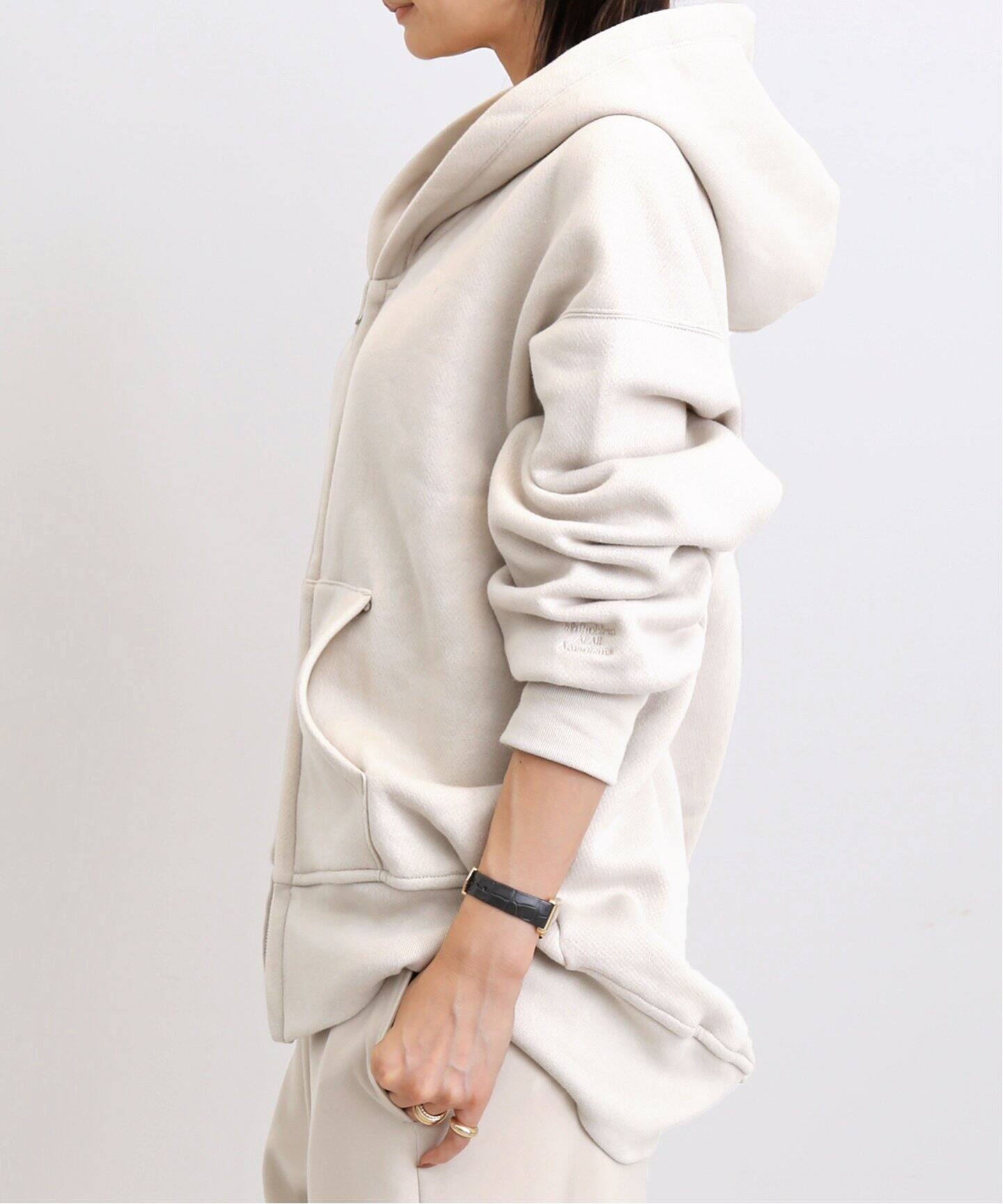 AMERICANA/アメリカーナ】 WIDE FULLZIP HOODIE（パーカー）｜L 