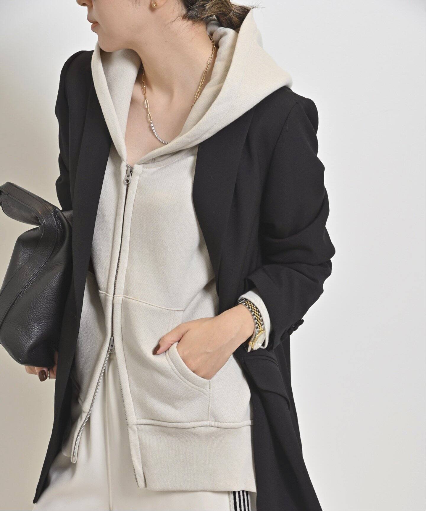 AMERICANA/アメリカーナ】 WIDE FULLZIP HOODIE（パーカー）｜L  