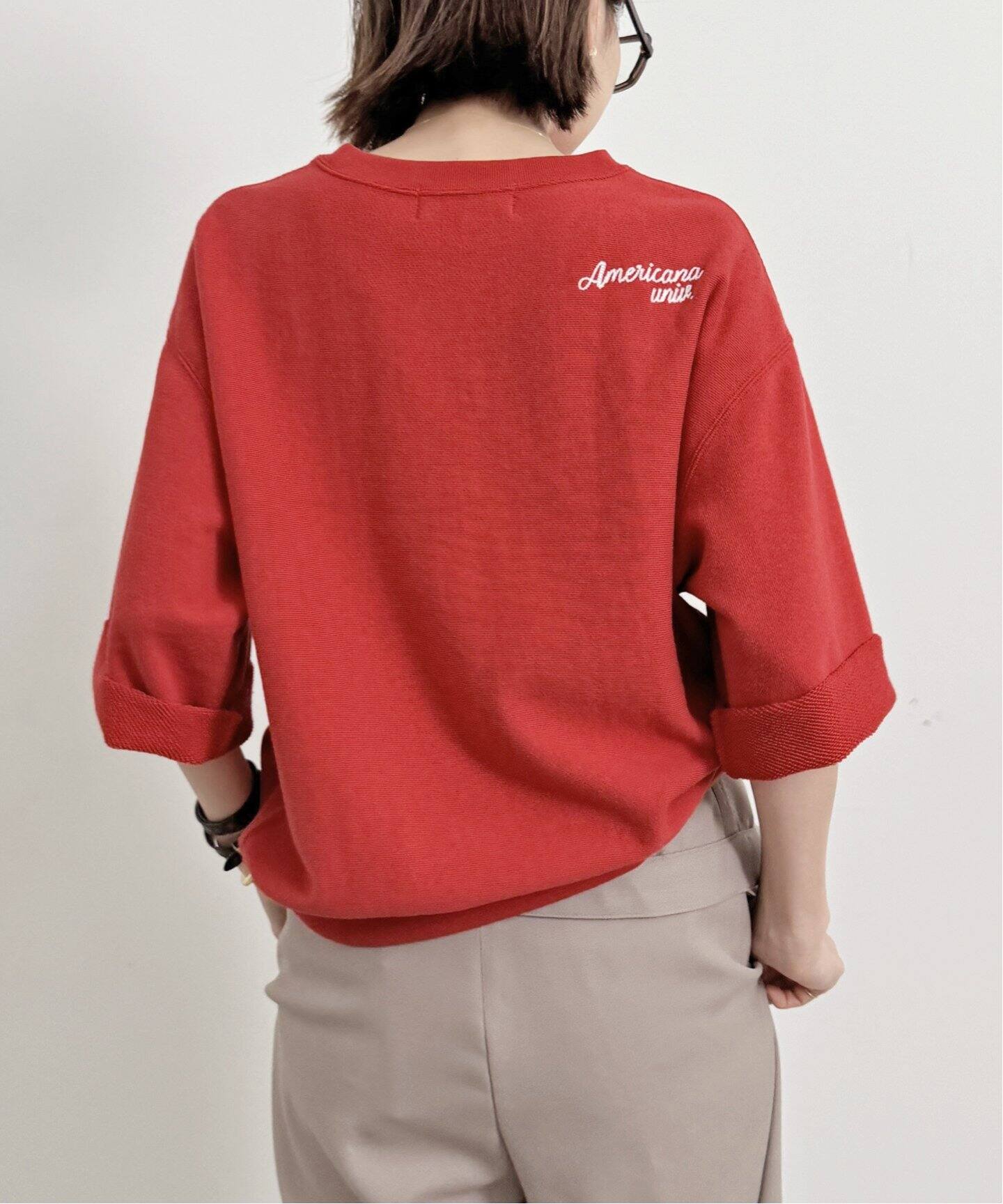 AMERICANA/アメリカーナ】 カットオフスウェット（Tシャツ／カットソー 