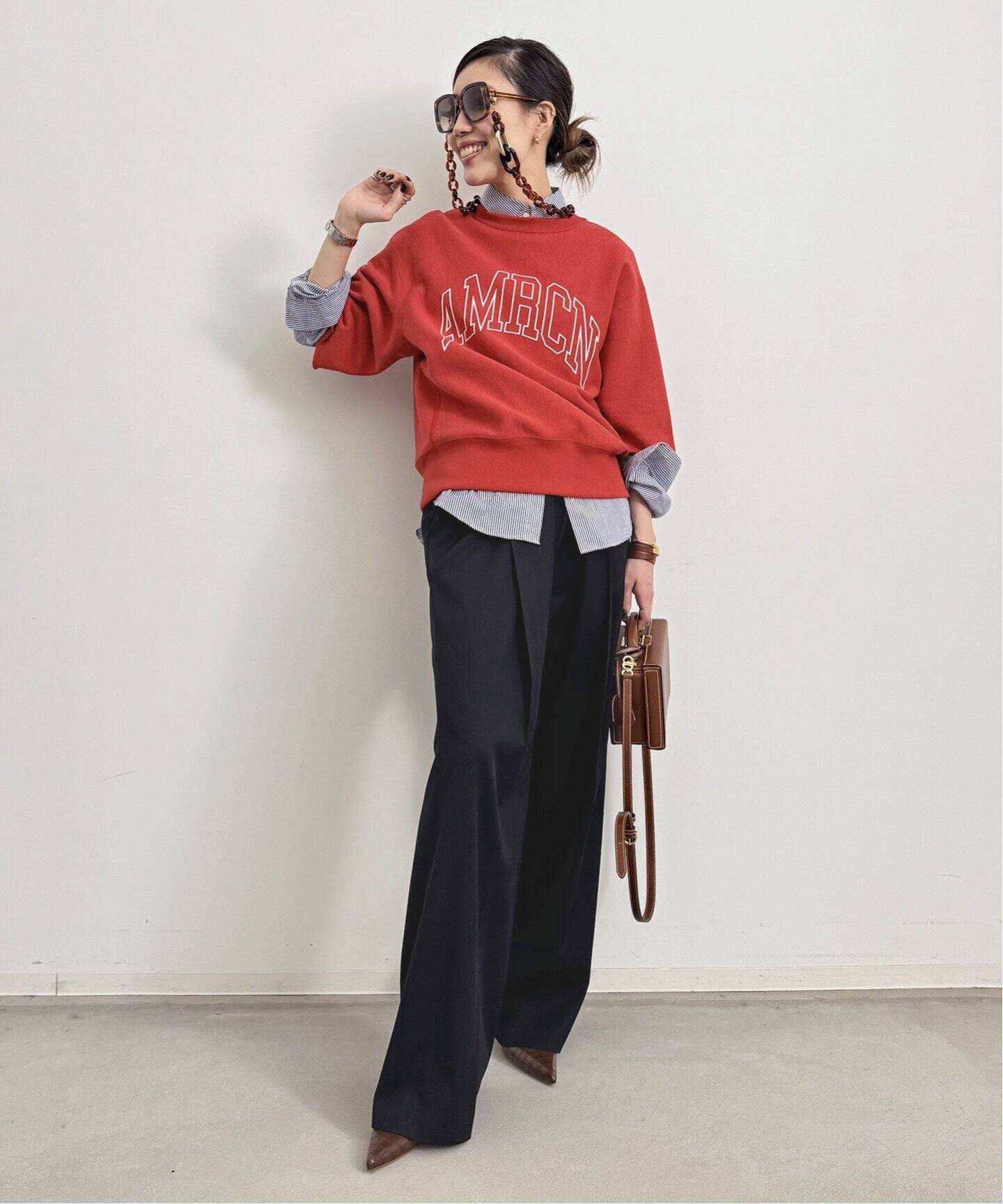 AMERICANA/アメリカーナ】 カットオフスウェット（Tシャツ／カットソー 