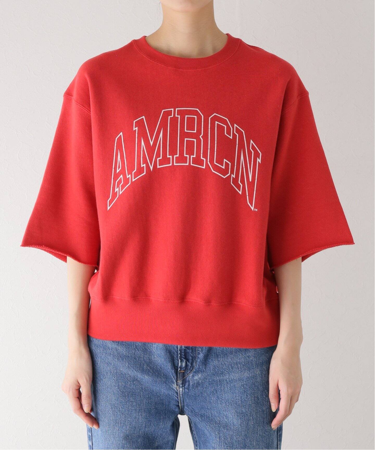 AMERICANA/アメリカーナ】 カットオフスウェット（Tシャツ／カットソー 