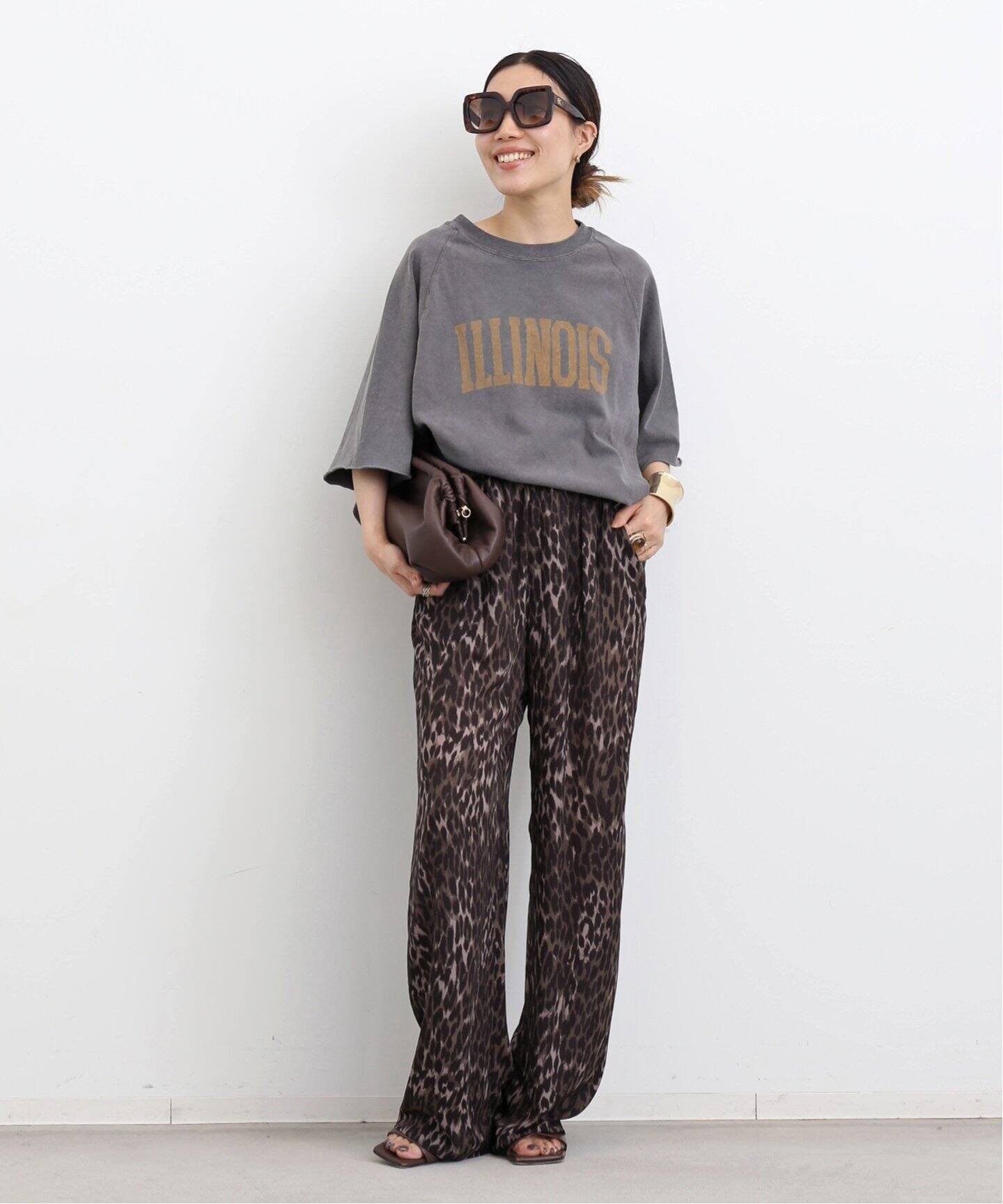 アパルトモンREMI RELIEF ILLINOIS T SHIRT - 五分丈・七分丈 