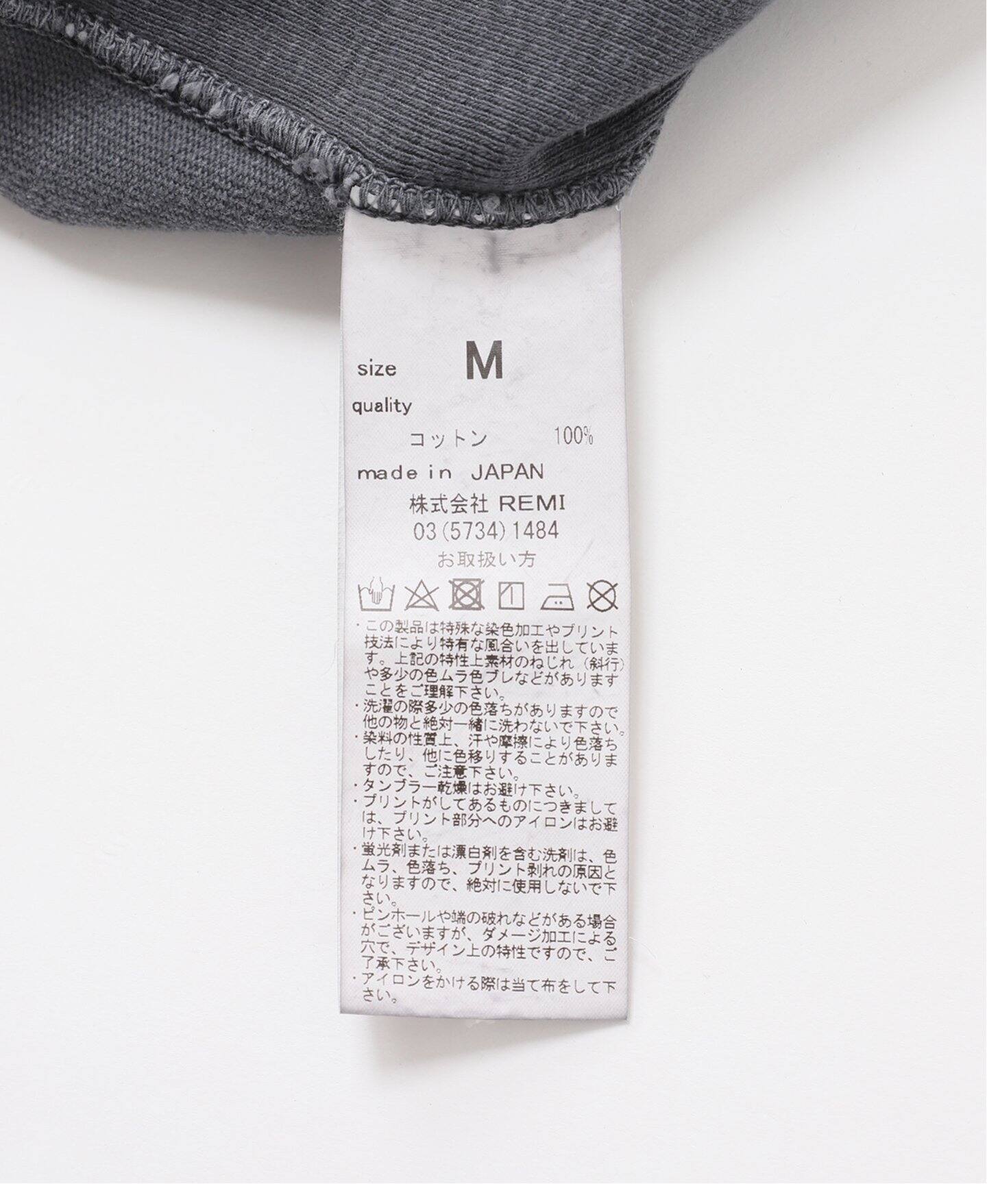 REMI RELIEF/レミ レリーフ】 ILLINOIS HALF SLEEVE T SHIRT（Tシャツ  