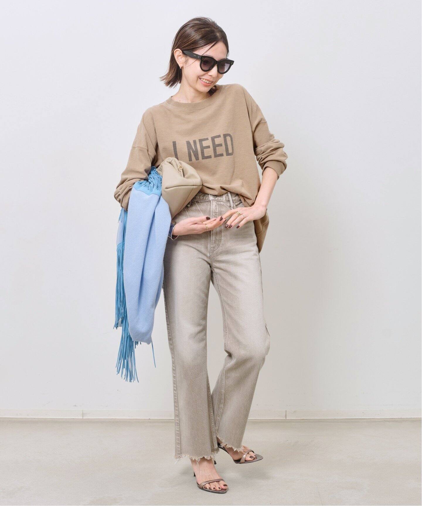 REMI RELIEF/レミレリーフ】 LONGSLEEVE T ”I NEED”（Tシャツ  