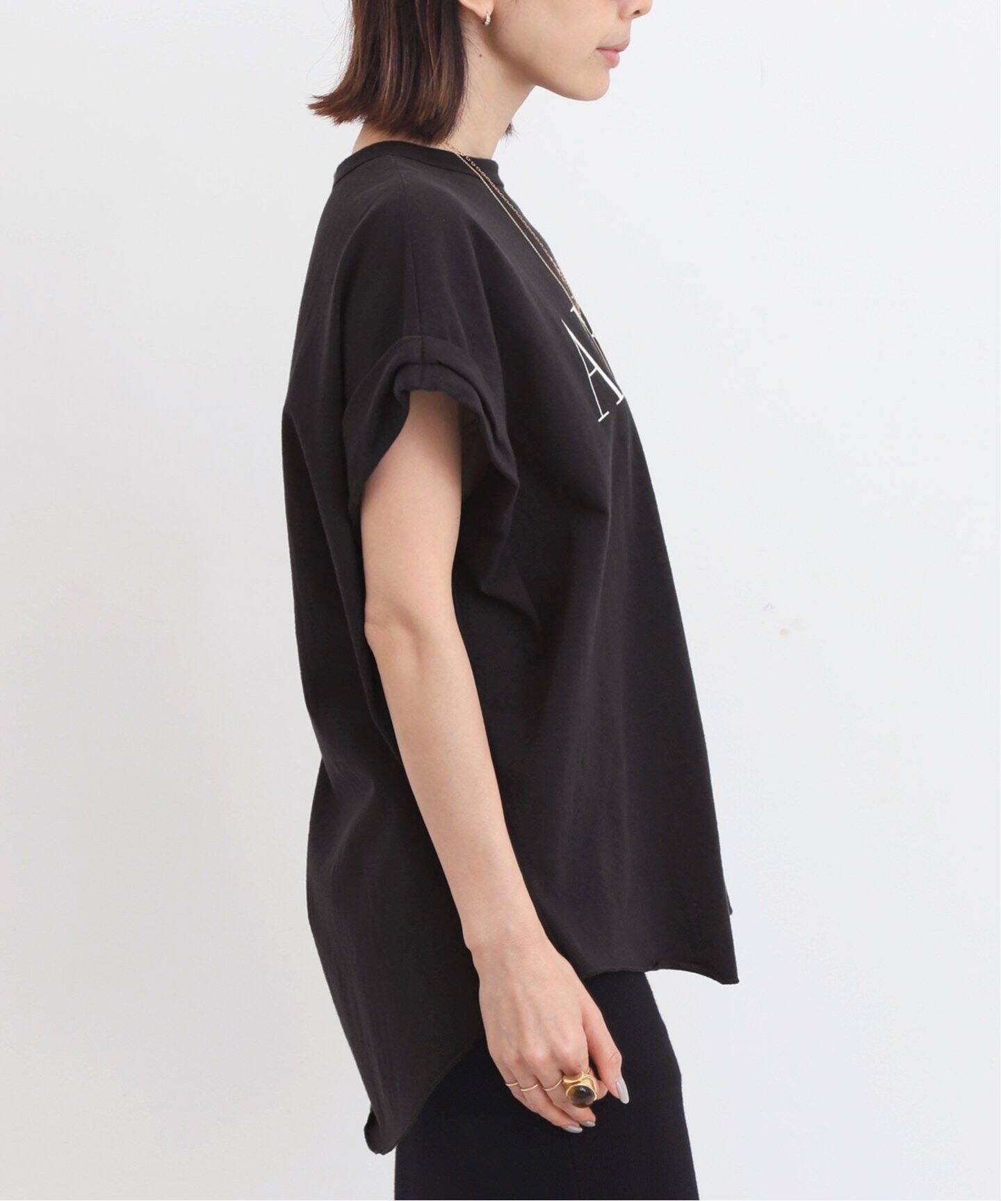 AMERICANA/アメリカーナ】 T-SHIRT（Tシャツ／カットソー）｜L  