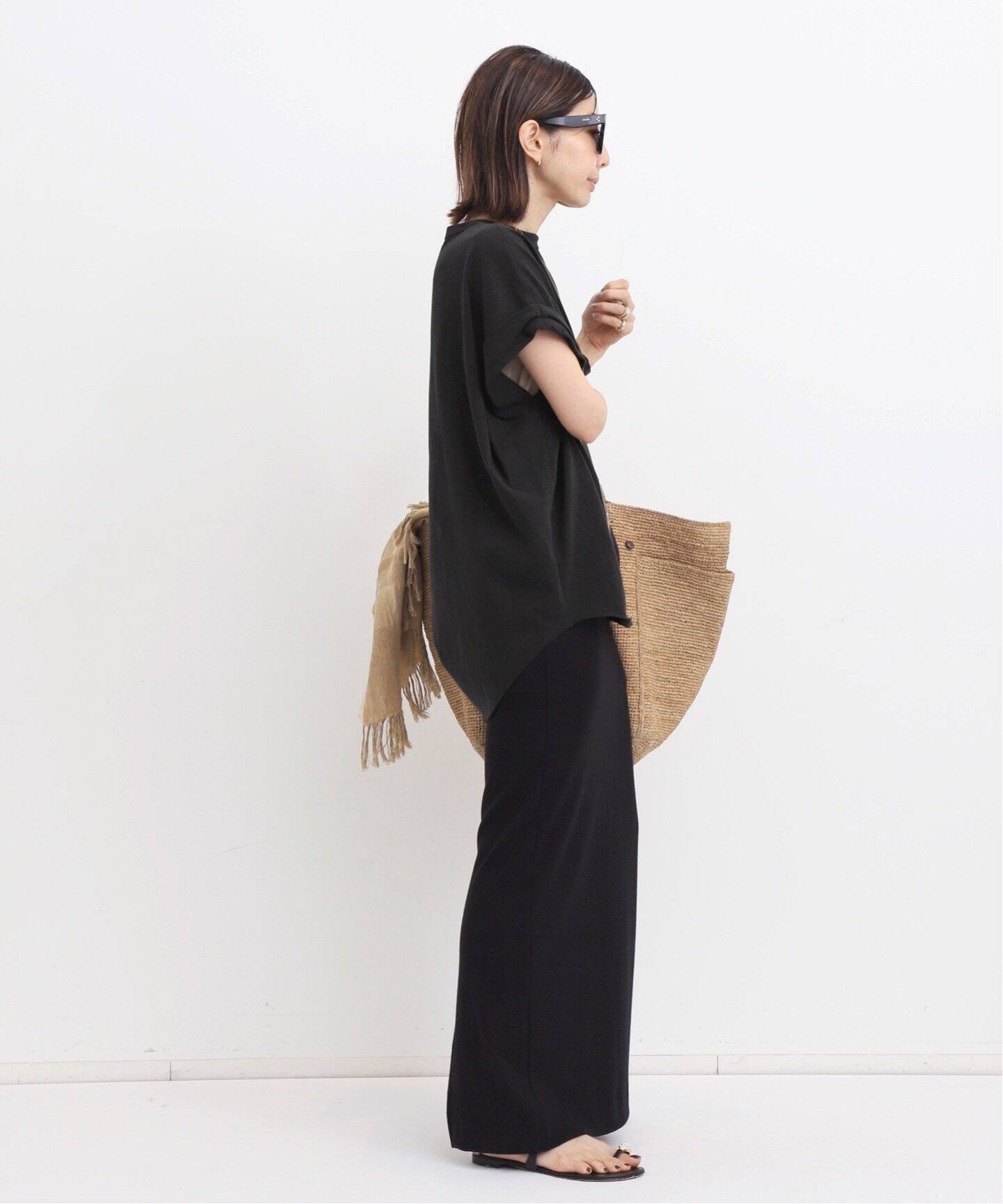 AMERICANA/アメリカーナ】 T-SHIRT（Tシャツ／カットソー）｜L 