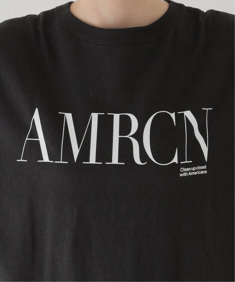 AMERICANA/アメリカーナ】 T-SHIRT（Tシャツ／カットソー）｜L 