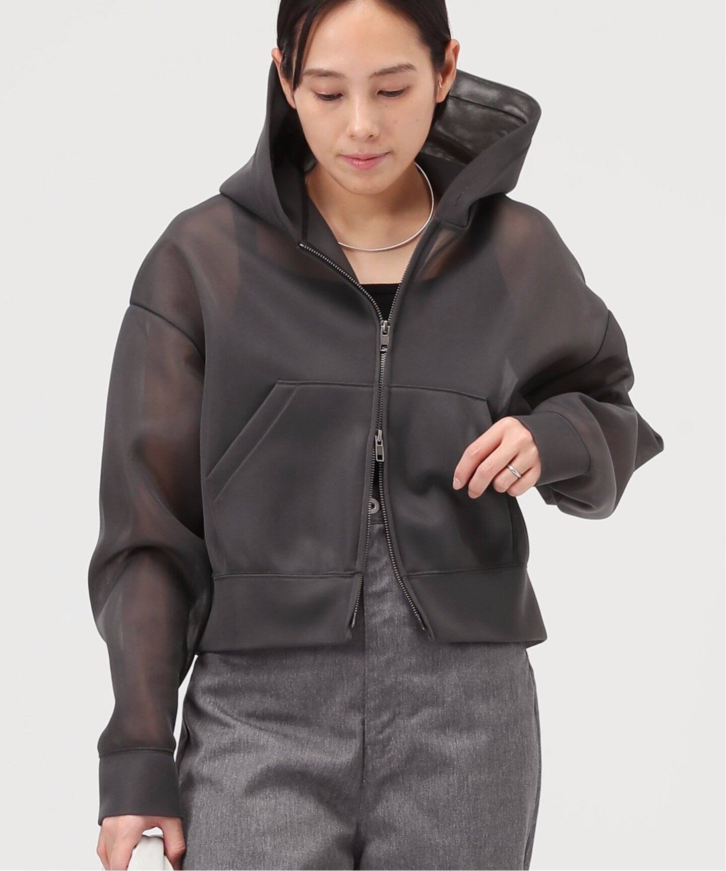 シアーフーディー（パーカー）｜AP STUDIO（エーピーストゥディオ）の 