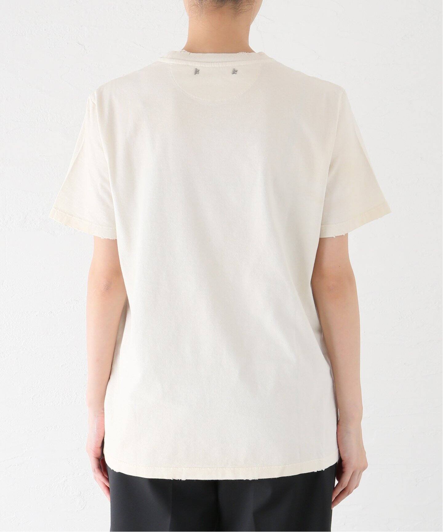 GOLDEN GOOSE / ゴールデングース】FLOWER MILL PRINT T-SH（Tシャツ 