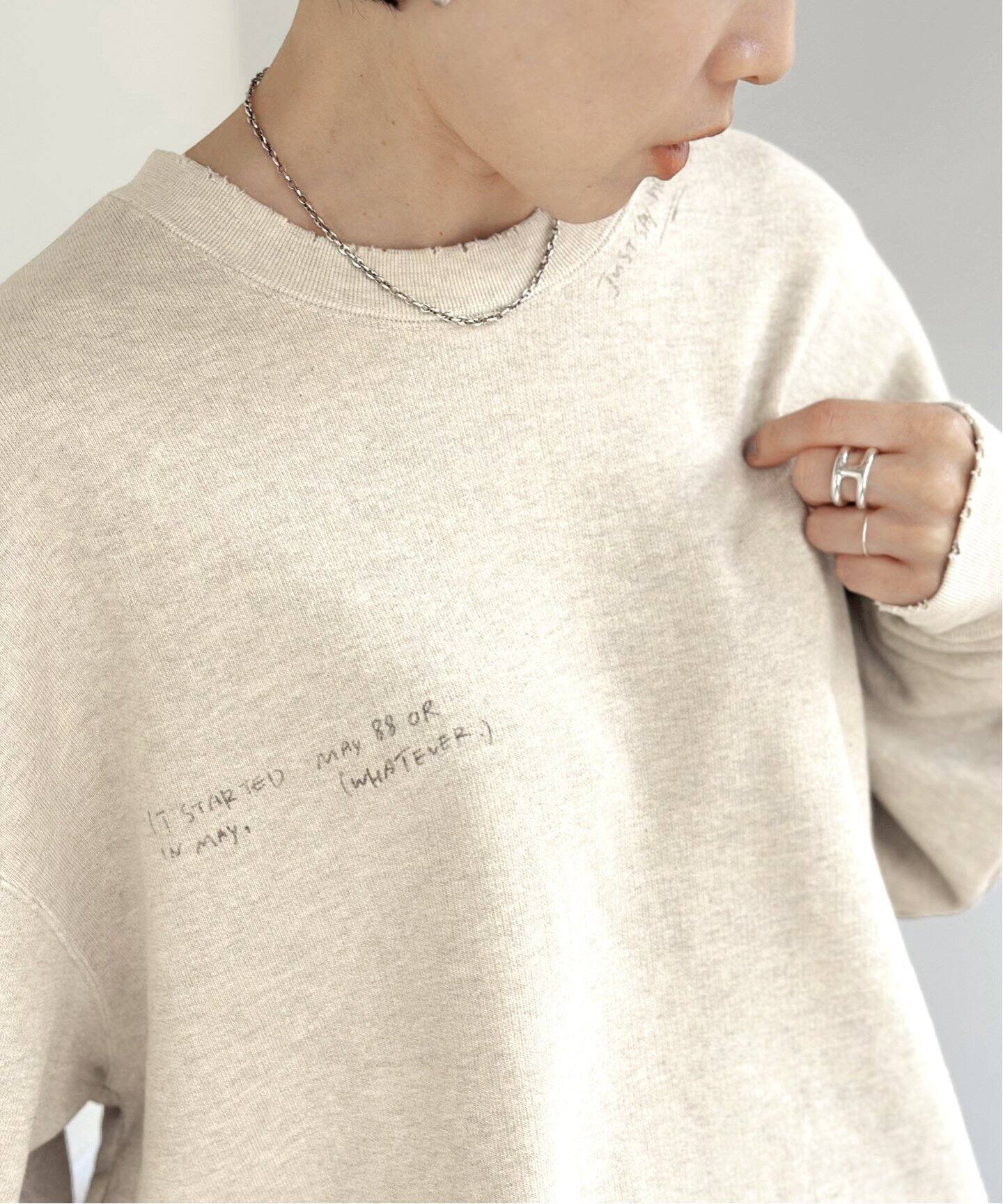 KURO/クロ】別注 スタンプクルーネックスウェット（スウェット）｜AP  