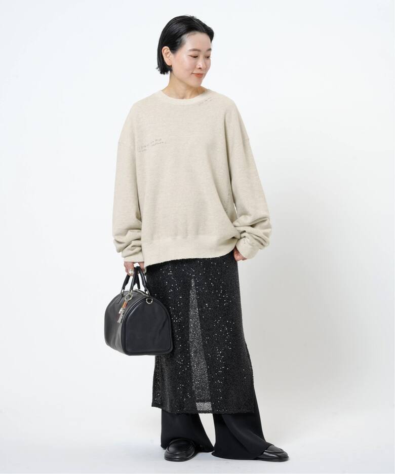 KURO/クロ】別注 スタンプクルーネックスウェット（スウェット）｜AP  