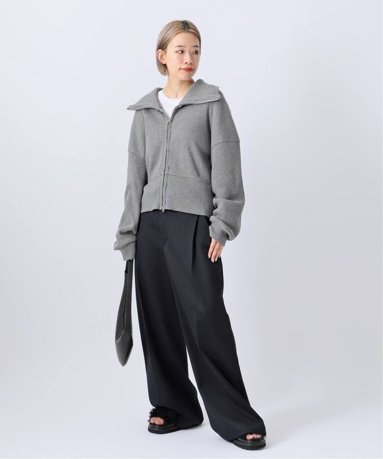 AMERICANA/アメリカーナ】 スタンドジップブルゾン（Tシャツ  