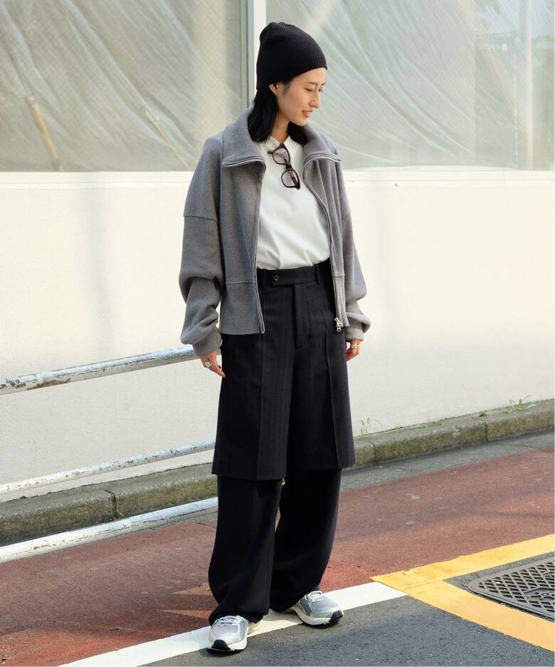 AMERICANA/アメリカーナ】 スタンドジップブルゾン（Tシャツ  