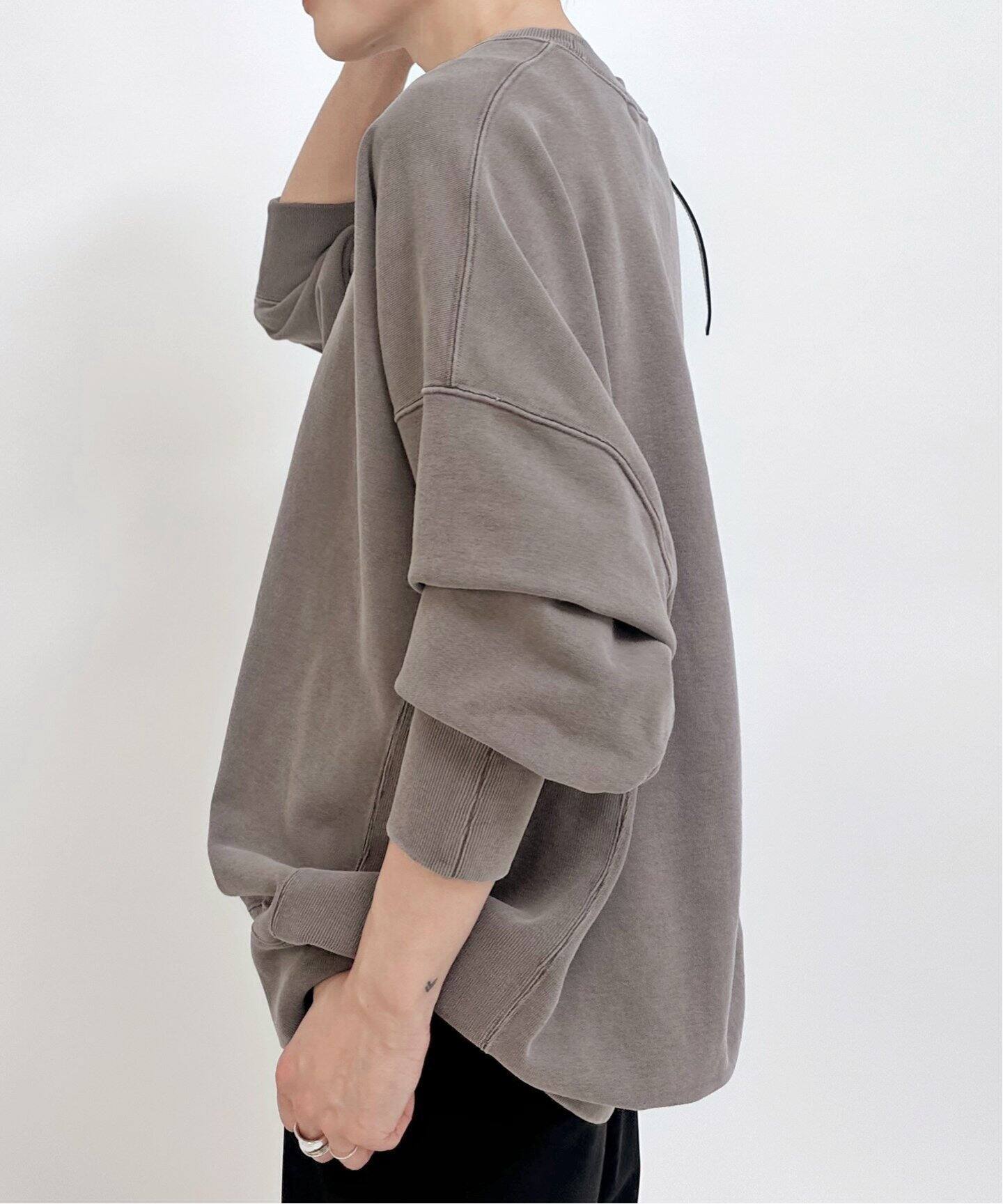 R JUBILEE/アール ジュビリー】オーバーサイズクルーネックプル  