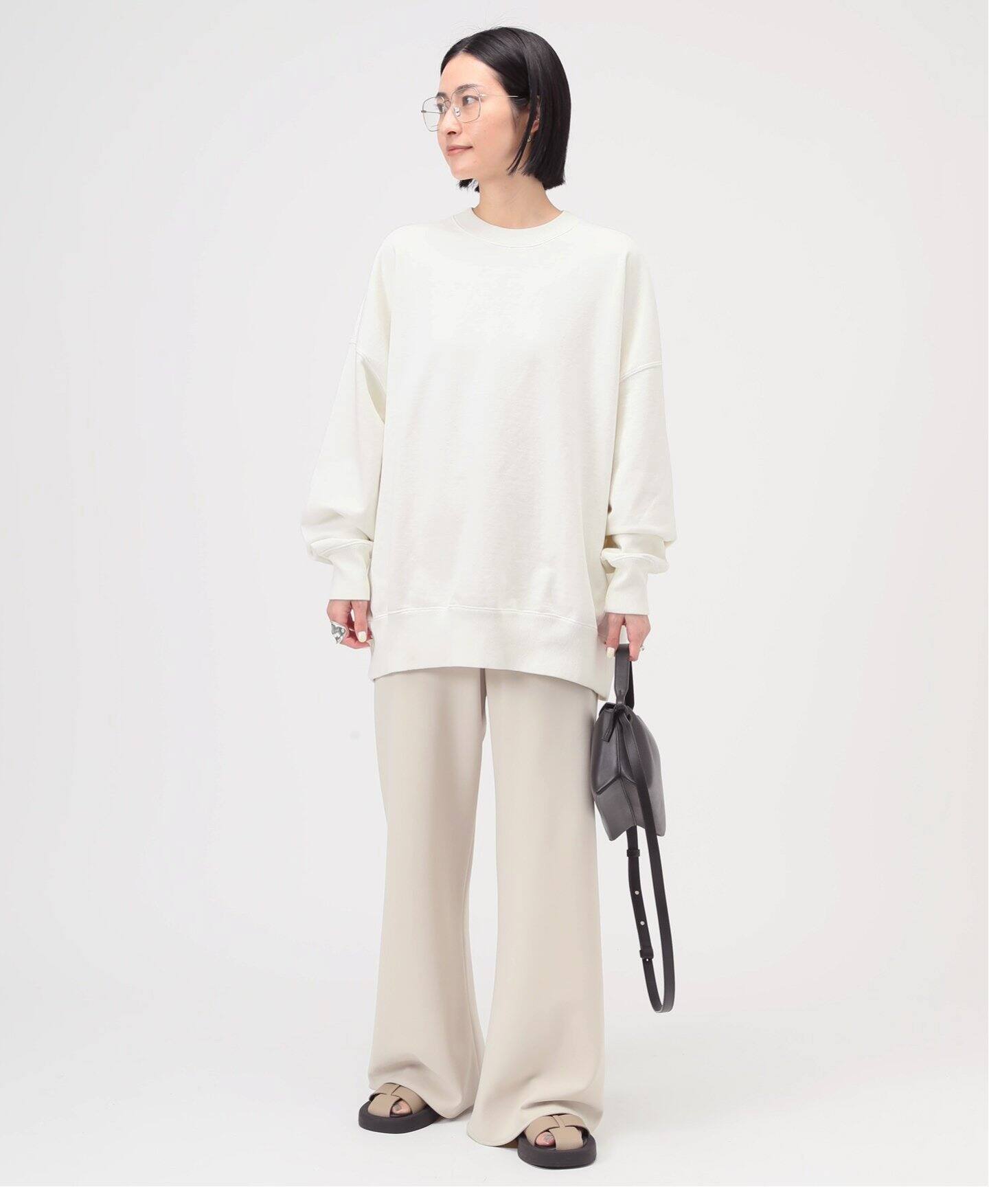 R JUBILEE/アール ジュビリー】オーバーサイズクルーネックプル  