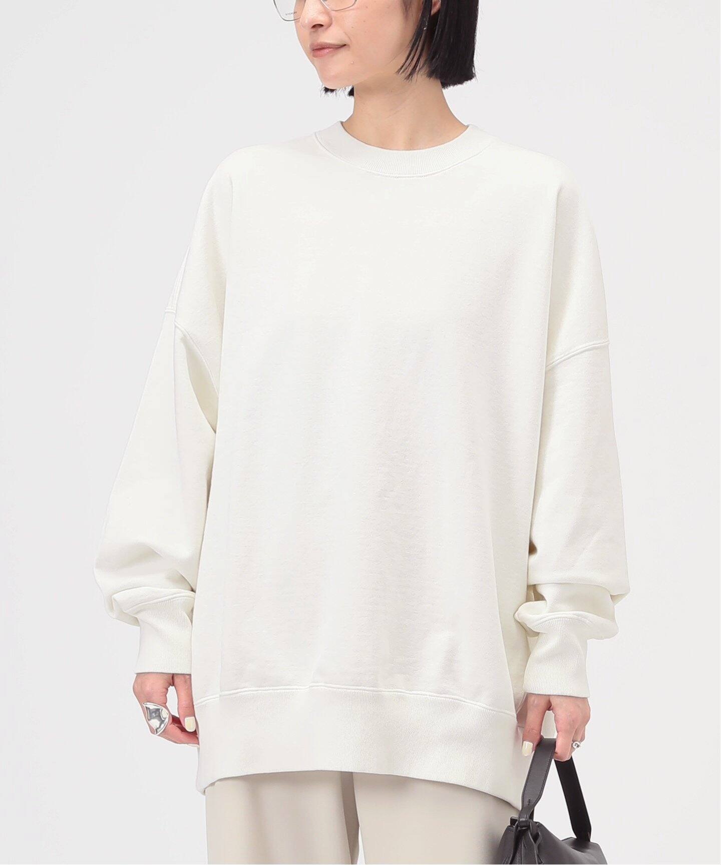 R JUBILEE/アール ジュビリー】オーバーサイズクルーネックプル  