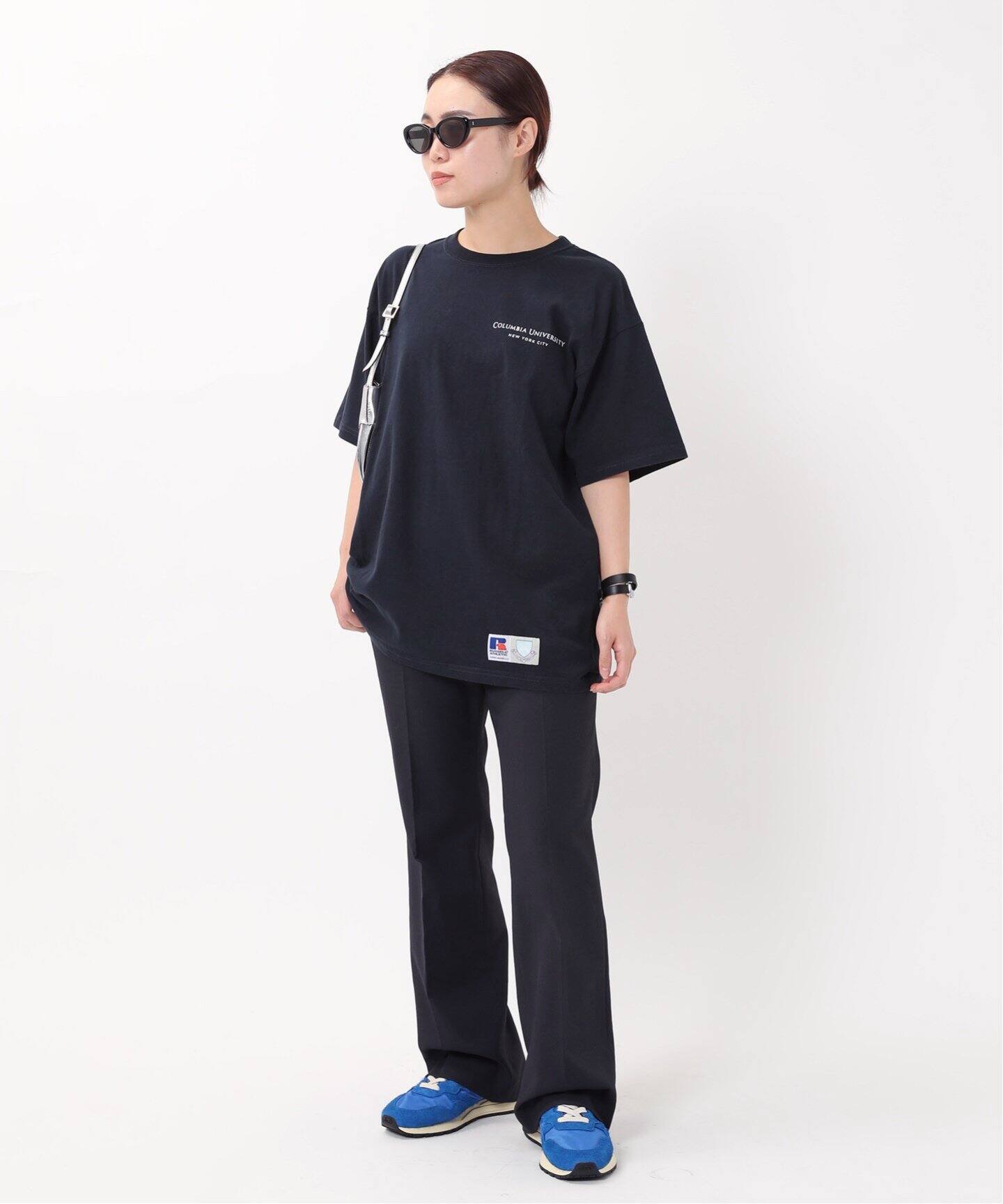 RUSSELL ATHLETIC/ラッセル・アスレティック】COLUMBIA print T-sh（T