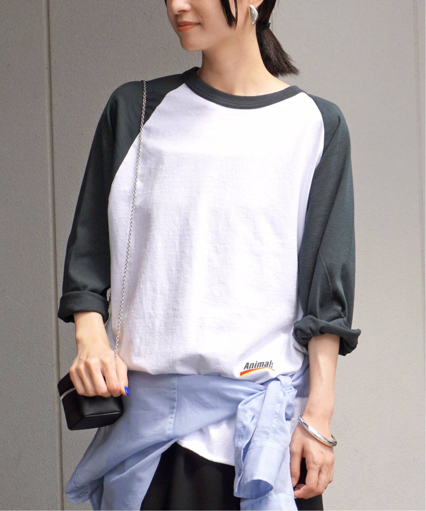 STUDIO WEAREALLANIMALS】別注ラグランTシャツ（Tシャツ／カットソー  