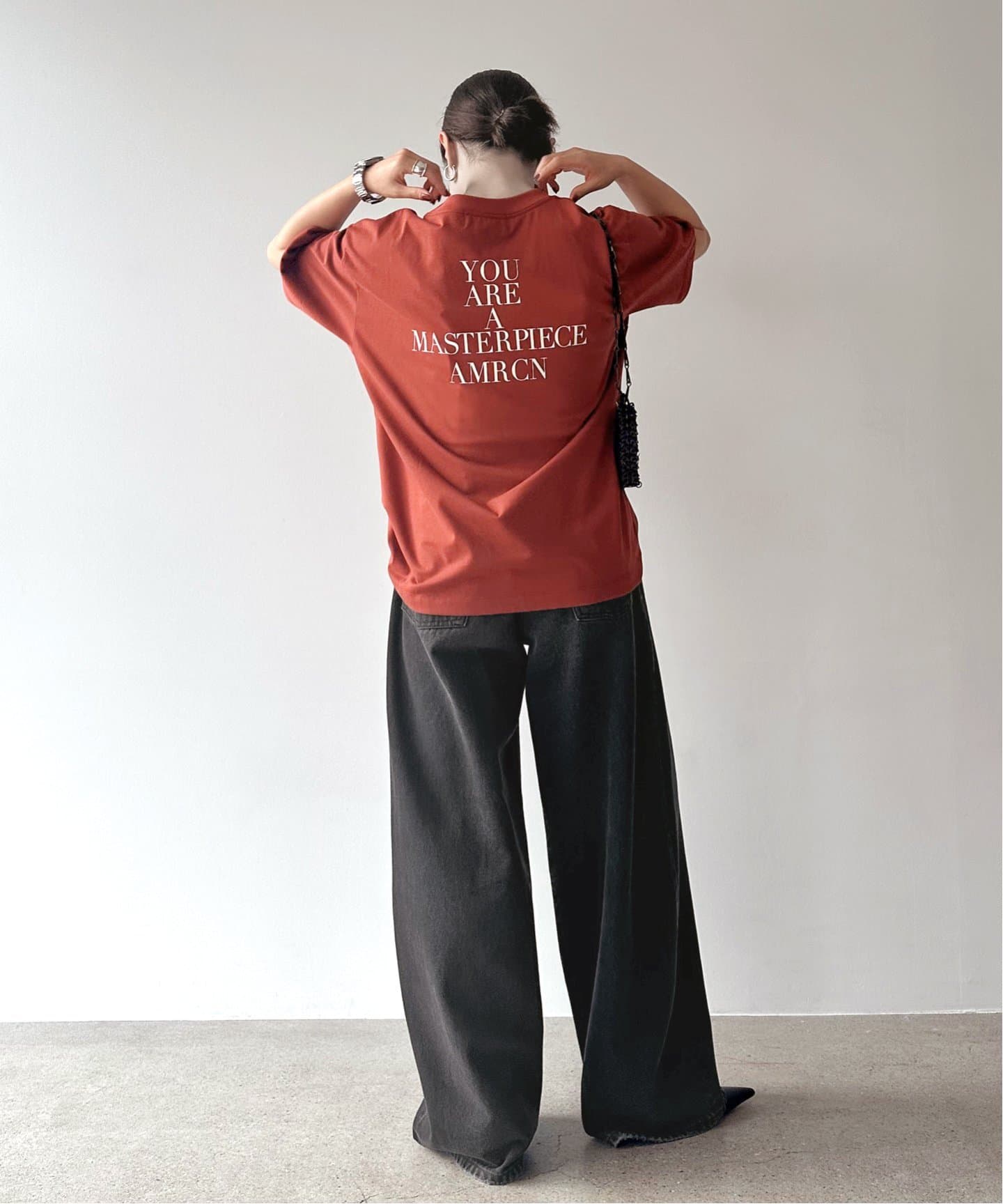 AMERICANA/アメリカーナ】MASTERPIECE back Tsh（Tシャツ