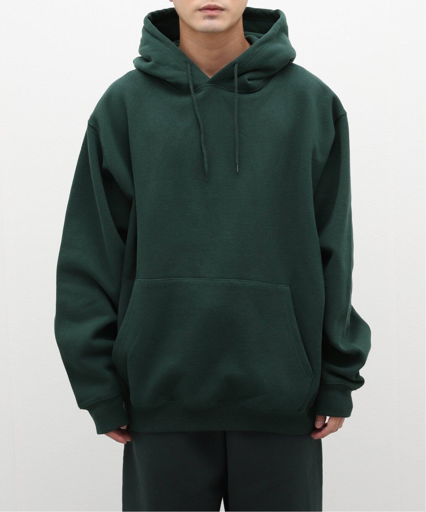 美品☆WlSM ベースメントギア　パーカー　ブラウンM BASEMENT GEAR / ベースメントギア 15oz Garment Dye PO Hoodie