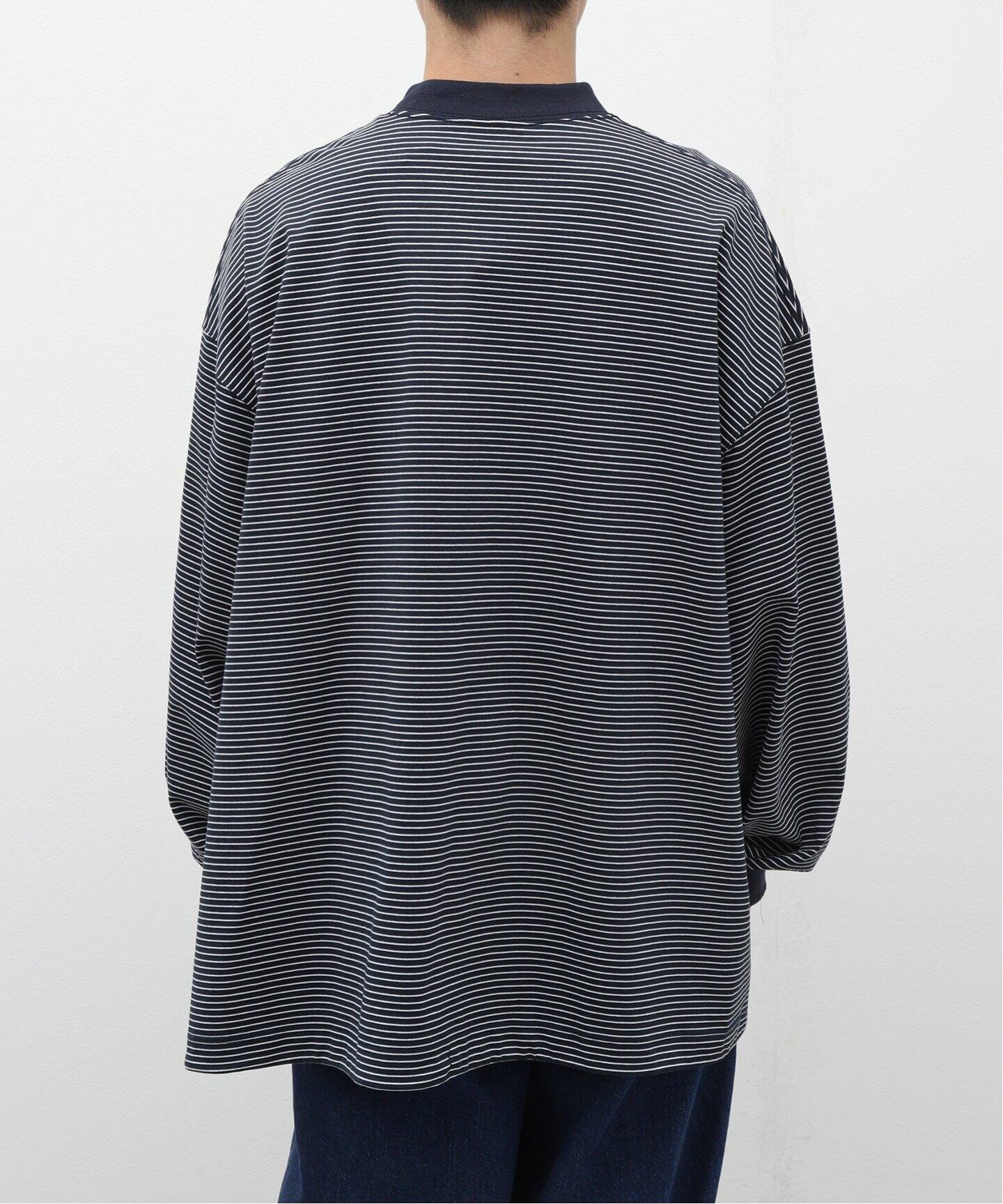 is-ness / イズネス】BALLOON BORDER LONG SLEEVE T-SHI（Tシャツ 