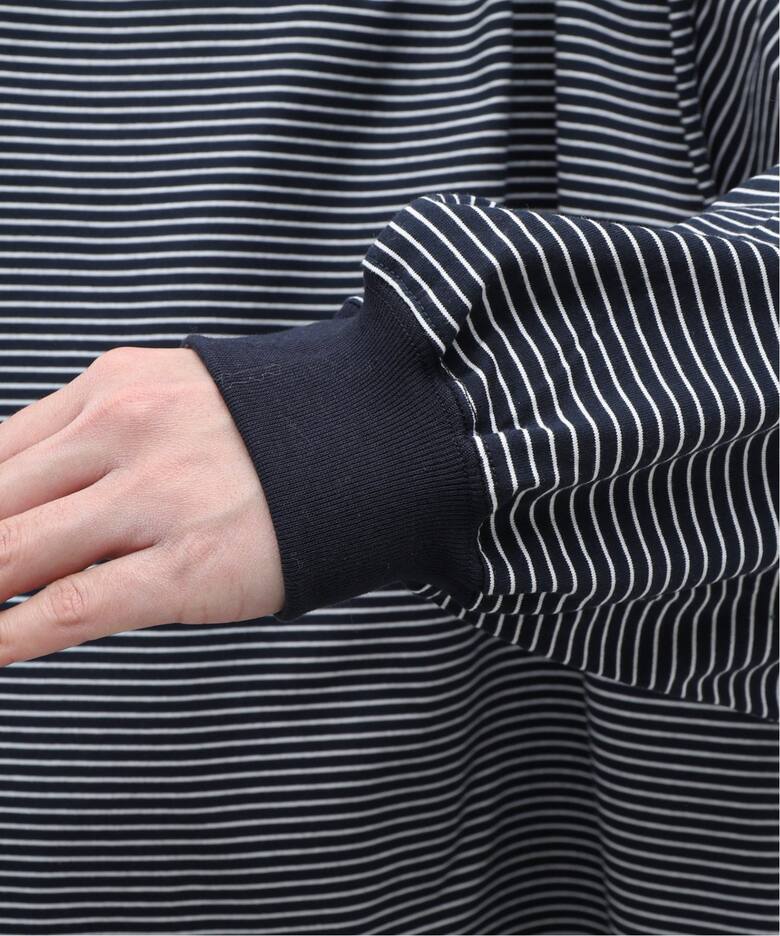 is-ness / イズネス】BALLOON BORDER LONG SLEEVE T-SHI（Tシャツ 