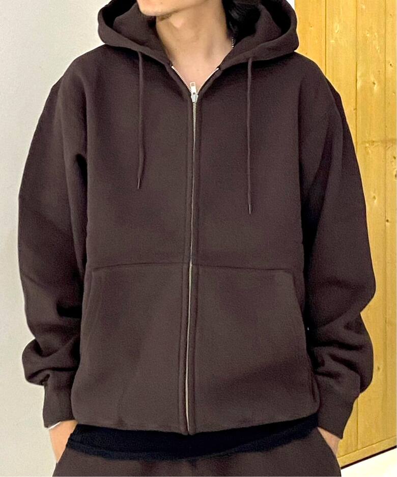 BASEMENT GEAR / ベースメントギア】15oz Garment Dye Zipup Hoodie 