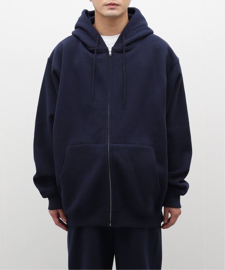 BASEMENT GEAR / ベースメントギア】15oz Garment Dye Zipup Hoodie 
