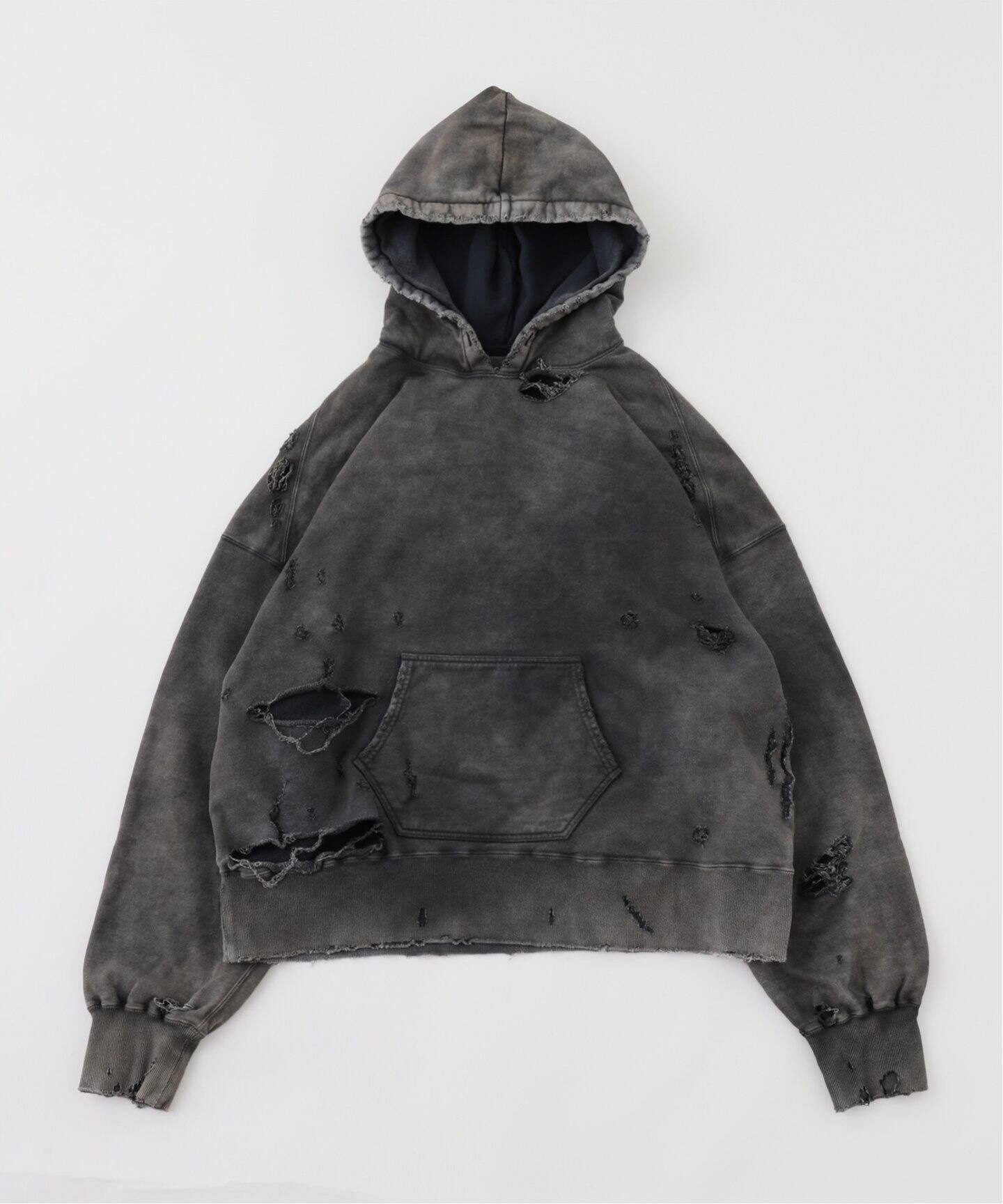 ANCELLM / アンセルム】AGING CRASH HOODIE（パーカー）｜WISM 