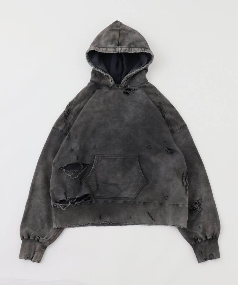 ANCELLM / アンセルム】AGING CRASH HOODIE（パーカー）｜WISM 
