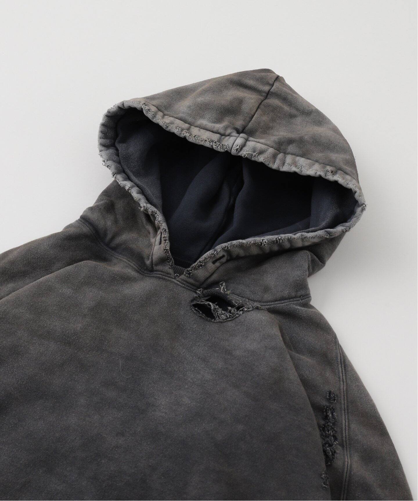 ANCELLM / アンセルム】AGING CRASH HOODIE（パーカー）｜WISM 