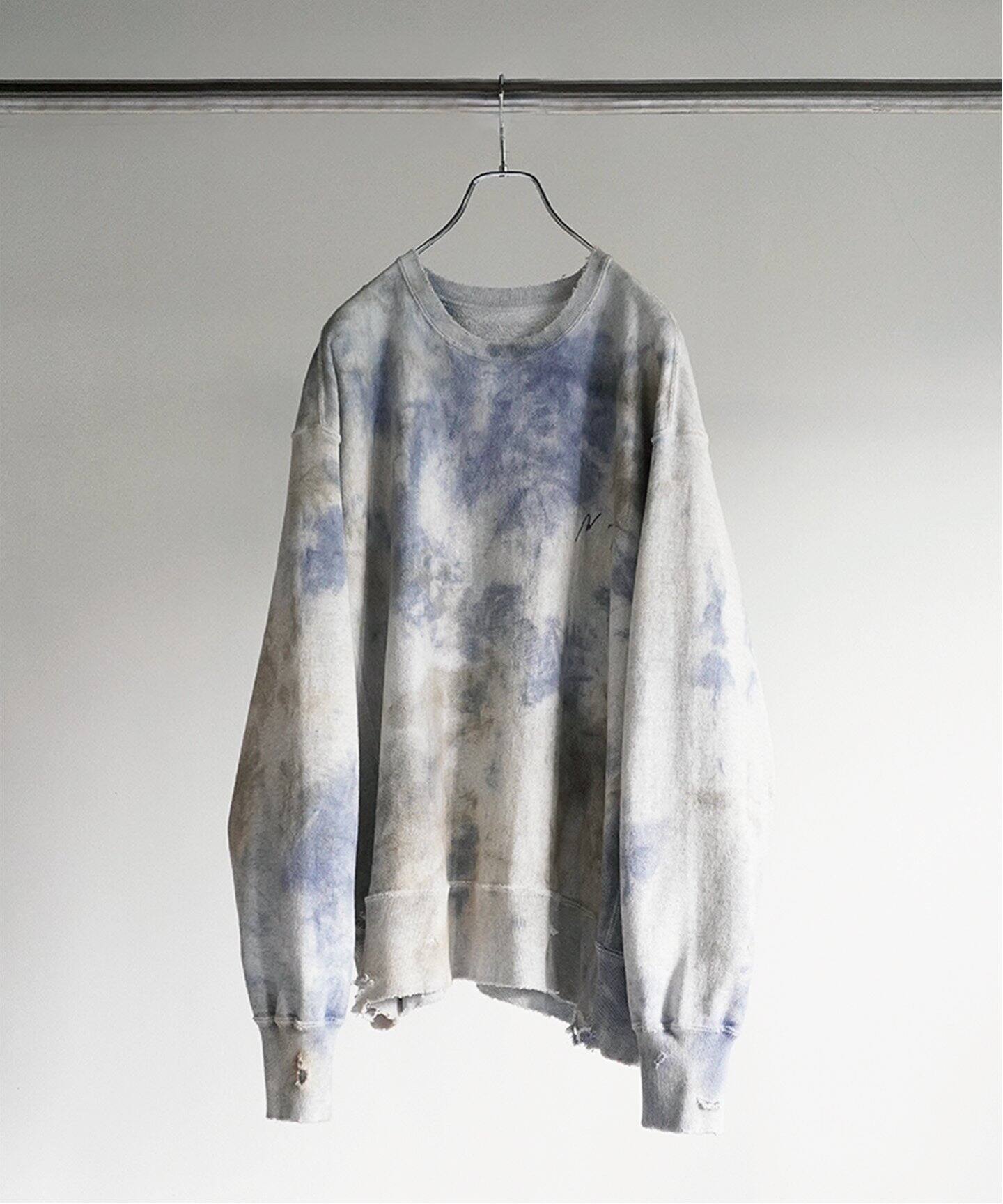 ANCELLM / アンセルム】MARBLING SWEAT SHIRT（スウェット）｜WISM 