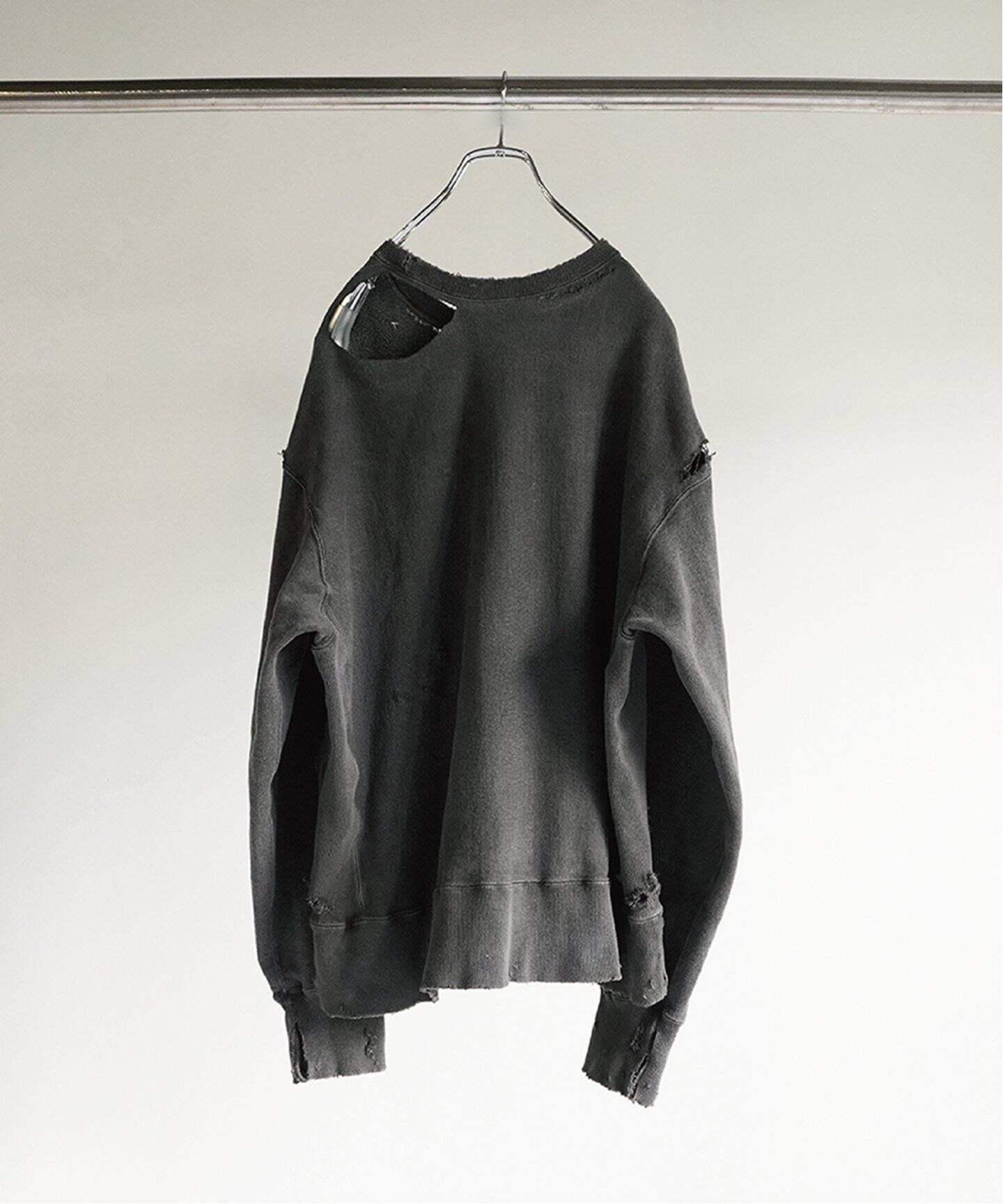 ANCELLM / アンセルム】CRASH SWEAT SHIRT（スウェット）｜WISM 
