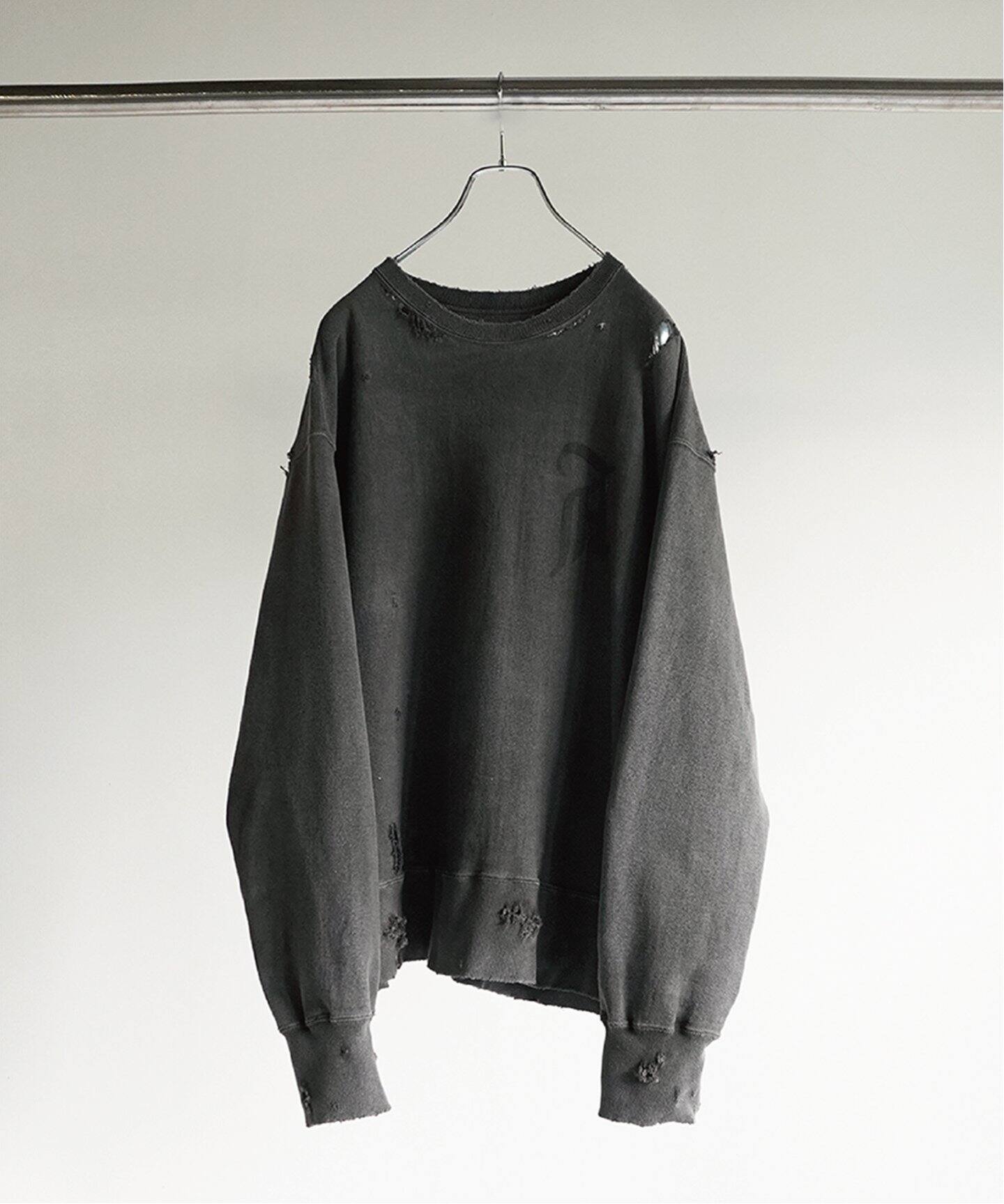 ANCELLM / アンセルム】CRASH SWEAT SHIRT（スウェット）｜WISM 