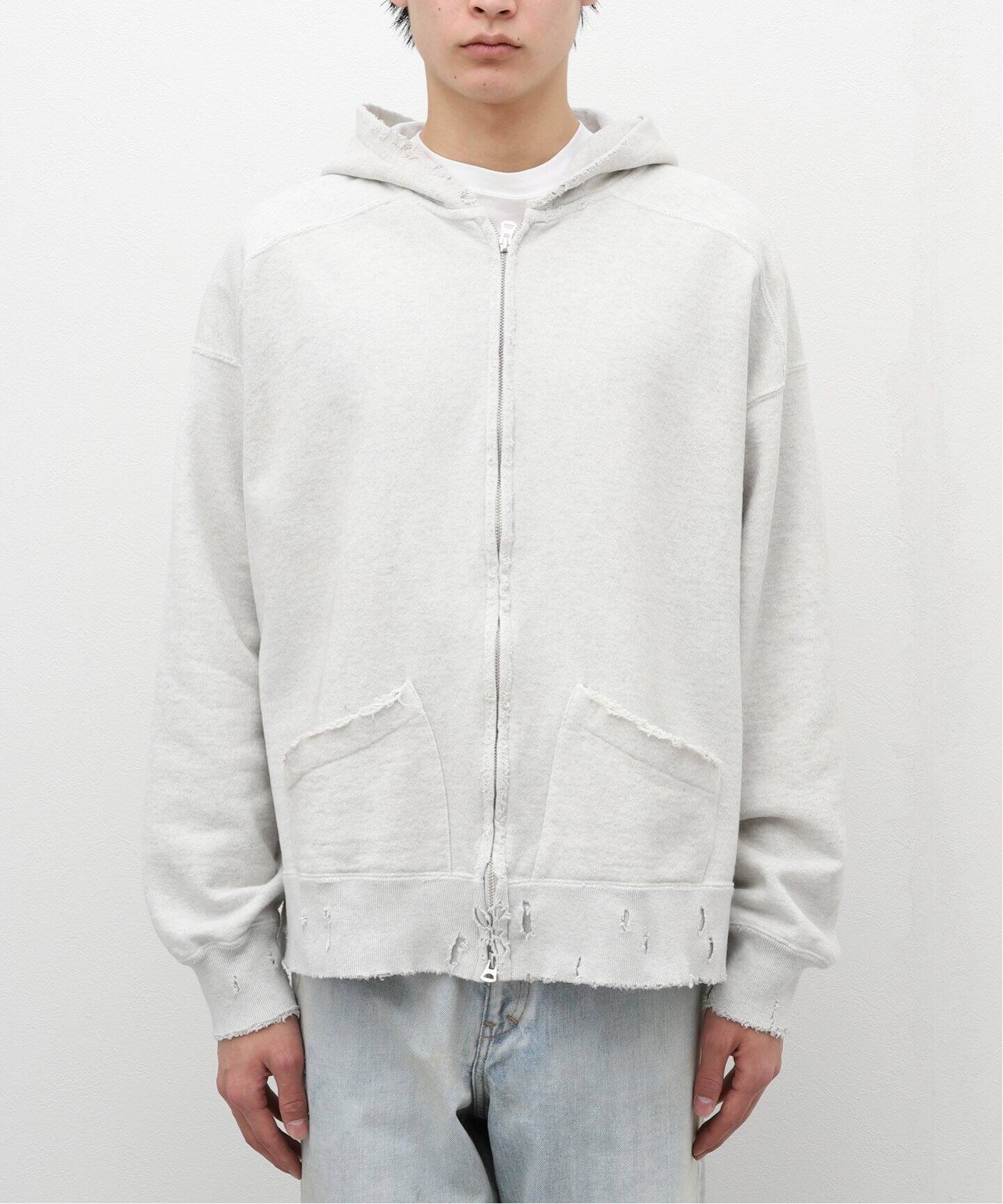 ANCELLM CRASH ZIP HOODIE 最安値 