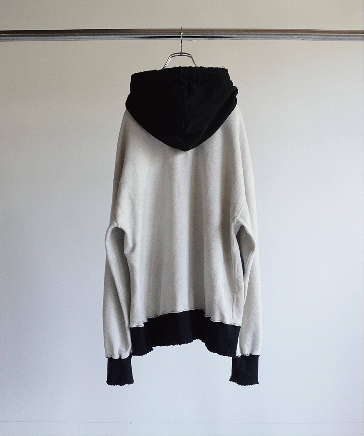 ANCELLM / アンセルム】2TONE AGING HOODIE（パーカー）｜WISM  