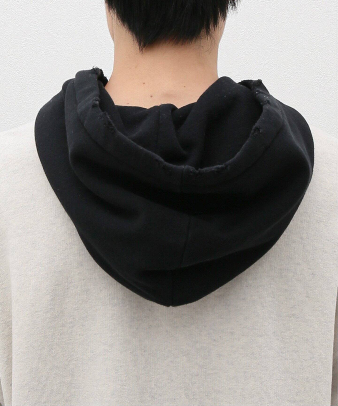 ANCELLM / アンセルム】2TONE AGING HOODIE（パーカー）｜WISM