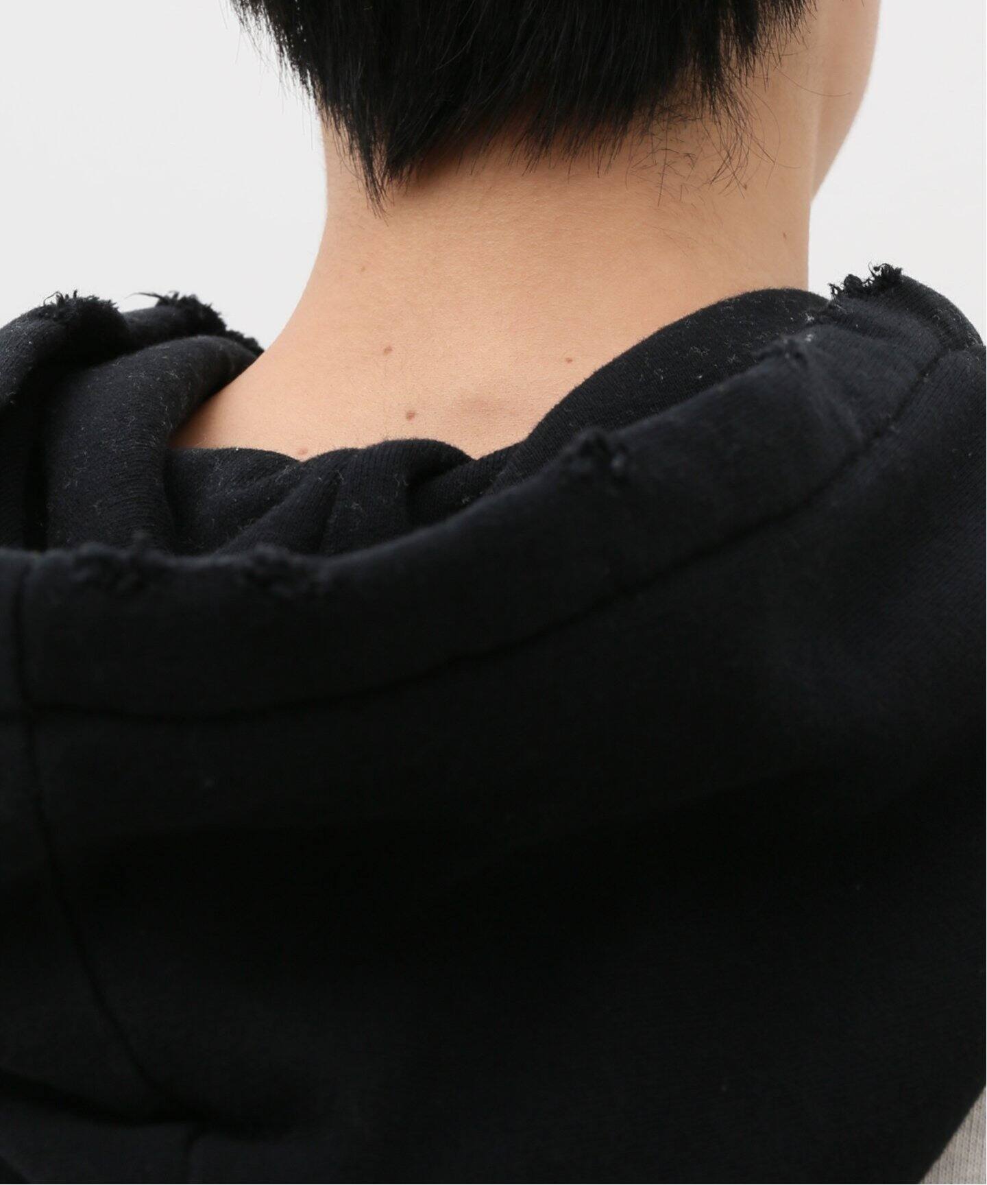 ANCELLM / アンセルム】2TONE AGING HOODIE（パーカー）｜WISM 
