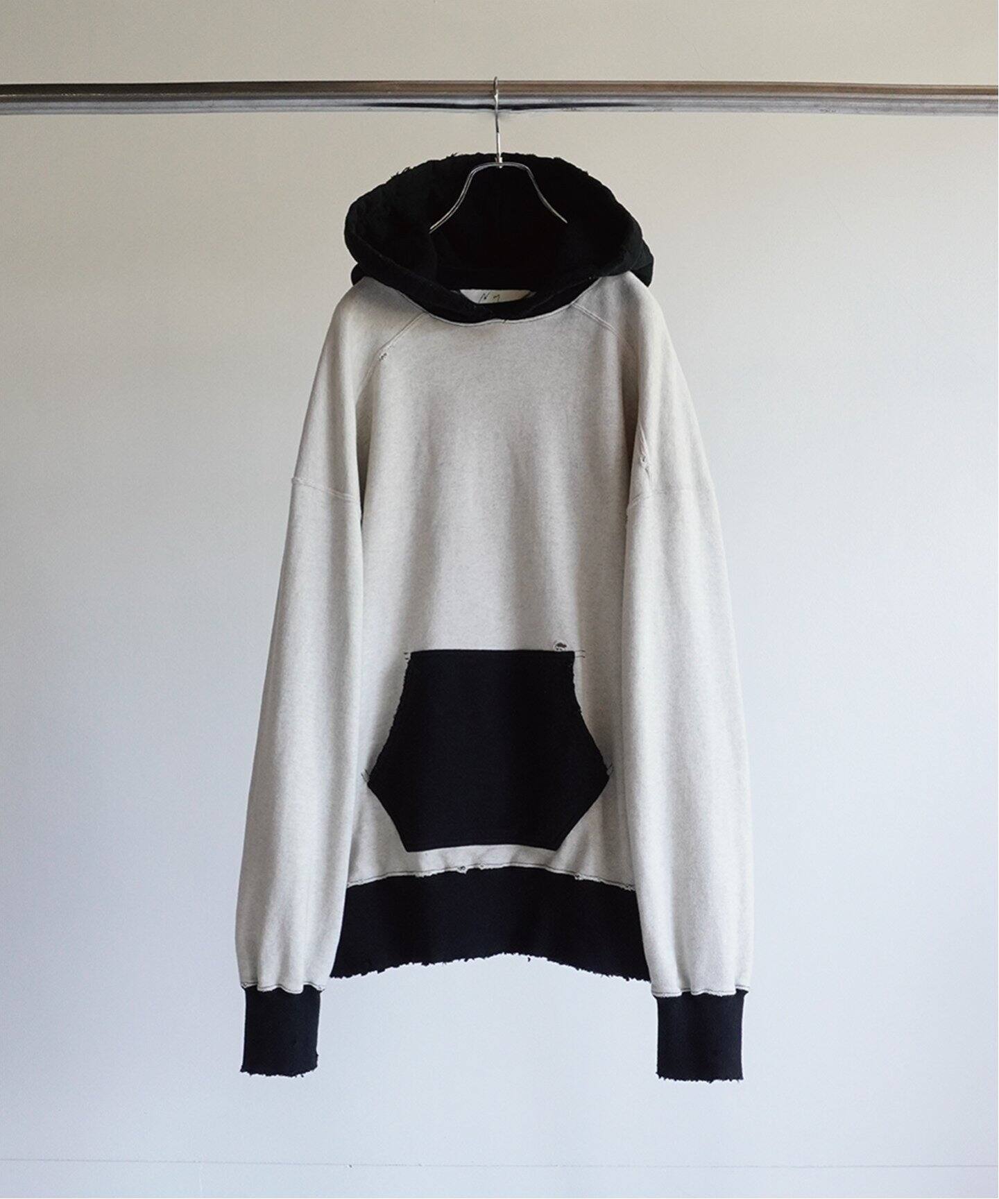 ANCELLM / アンセルム】2TONE AGING HOODIE（パーカー）｜WISM 