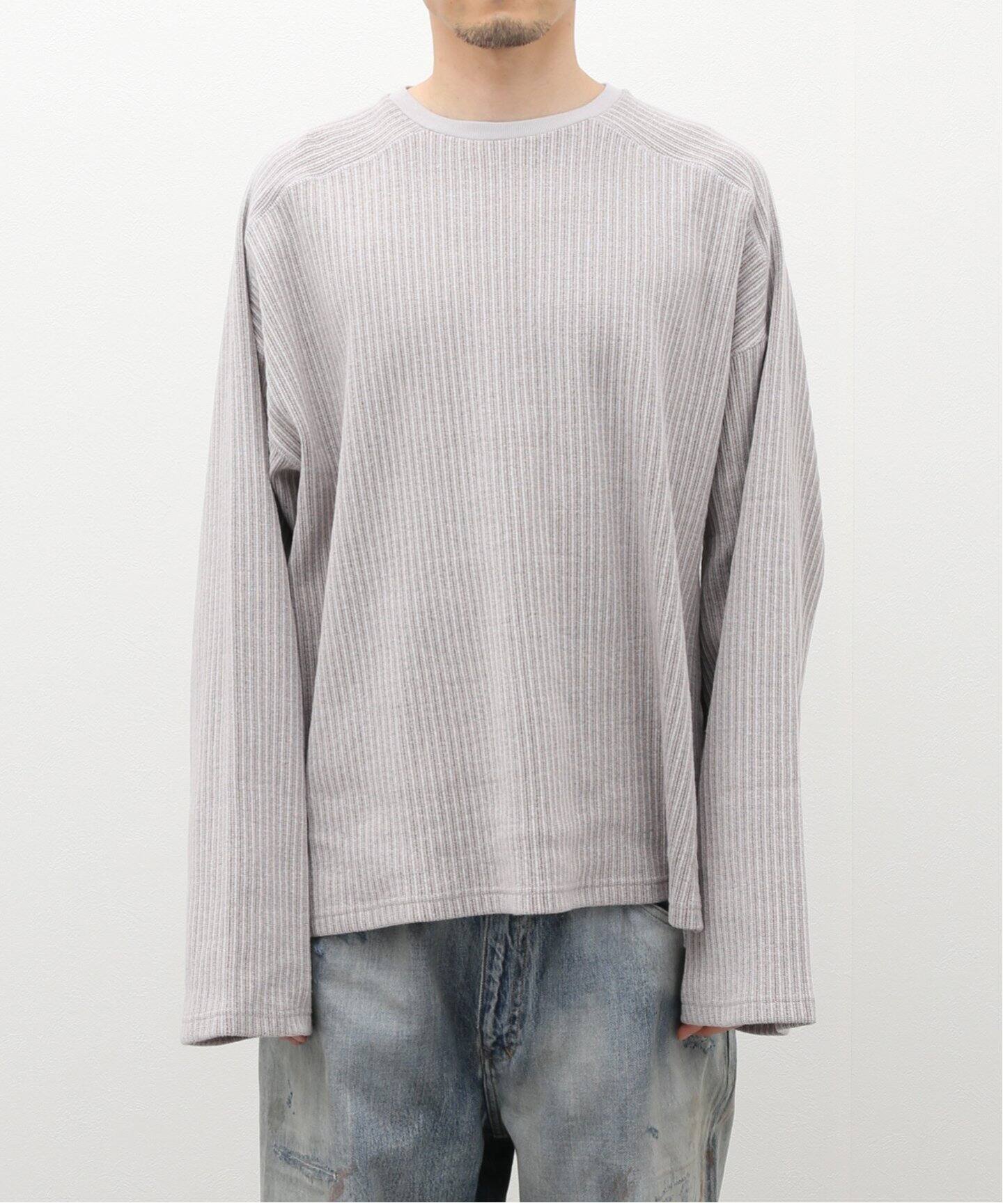 ANCELLM / アンセルム】OVER RIB LS T-SHIRT（Tシャツ／カットソー 