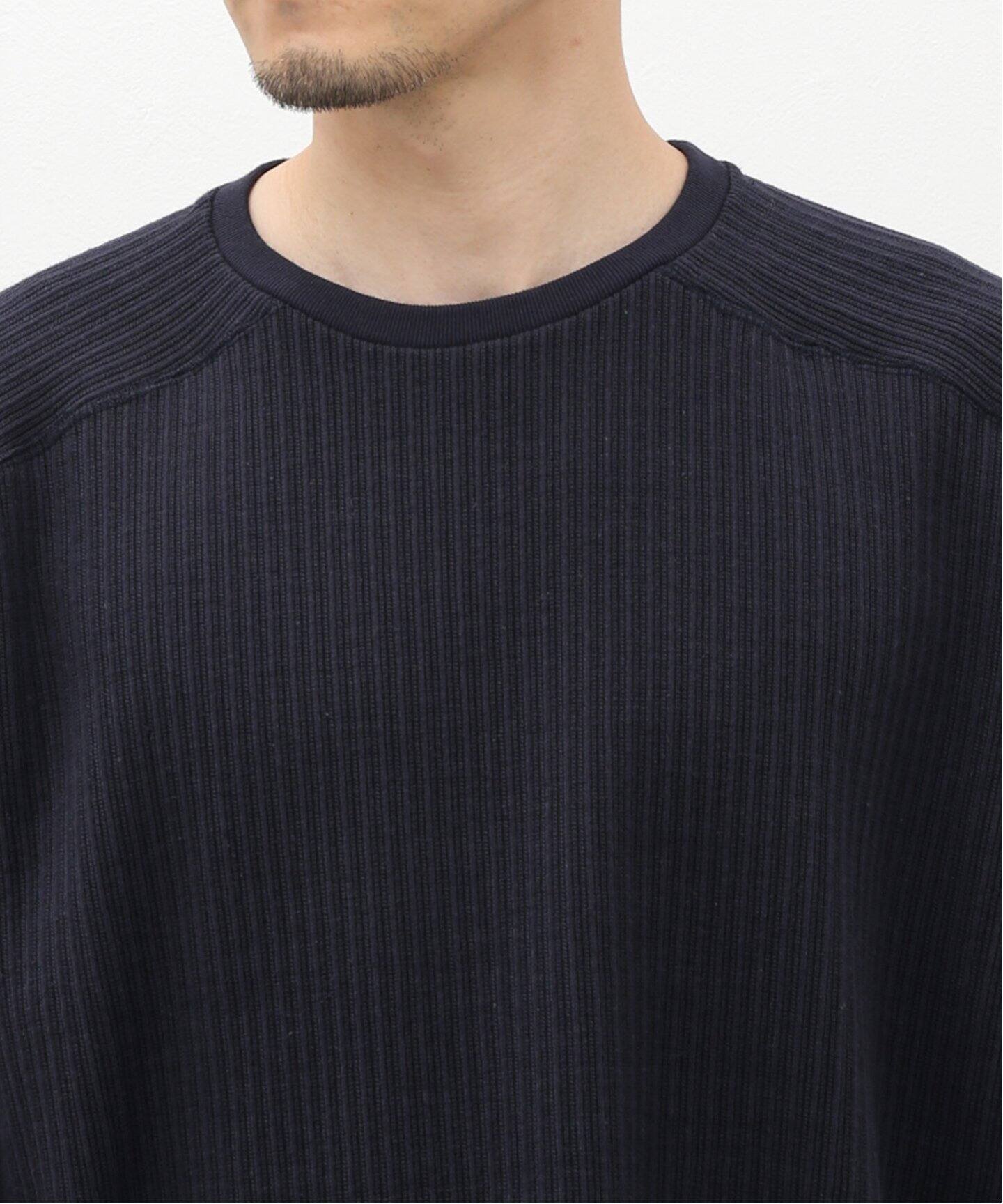 ANCELLM / アンセルム】OVER RIB LS T-SHIRT（Tシャツ／カットソー 