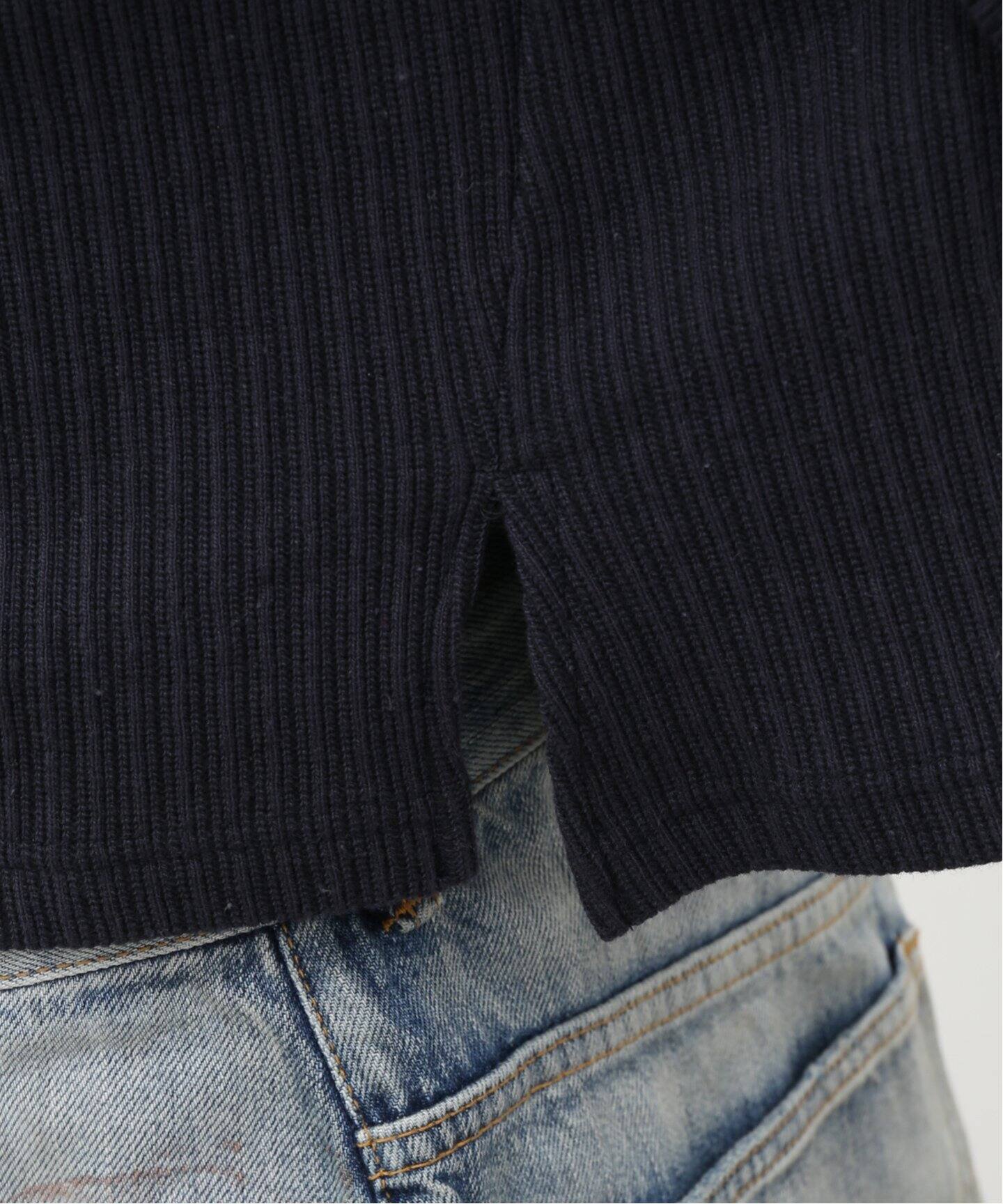 ANCELLM / アンセルム】OVER RIB LS T-SHIRT（Tシャツ／カットソー 