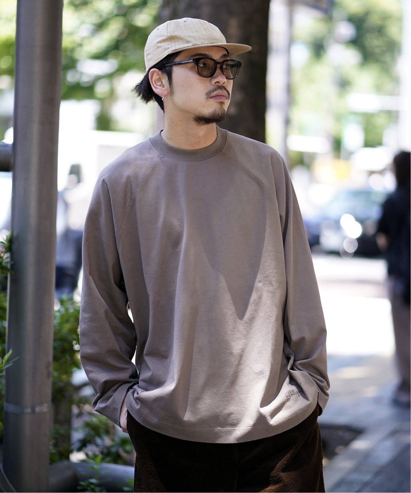 STUDIO NICHOLSON / スタジオ ニコルソン】PLATT LS RAGLAN T SHIRT（T 