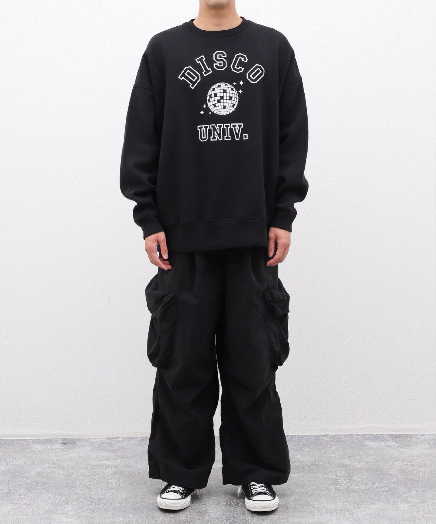 ISNESS MUSIC DISCO UNIV SWEAT SHIRT イズネス